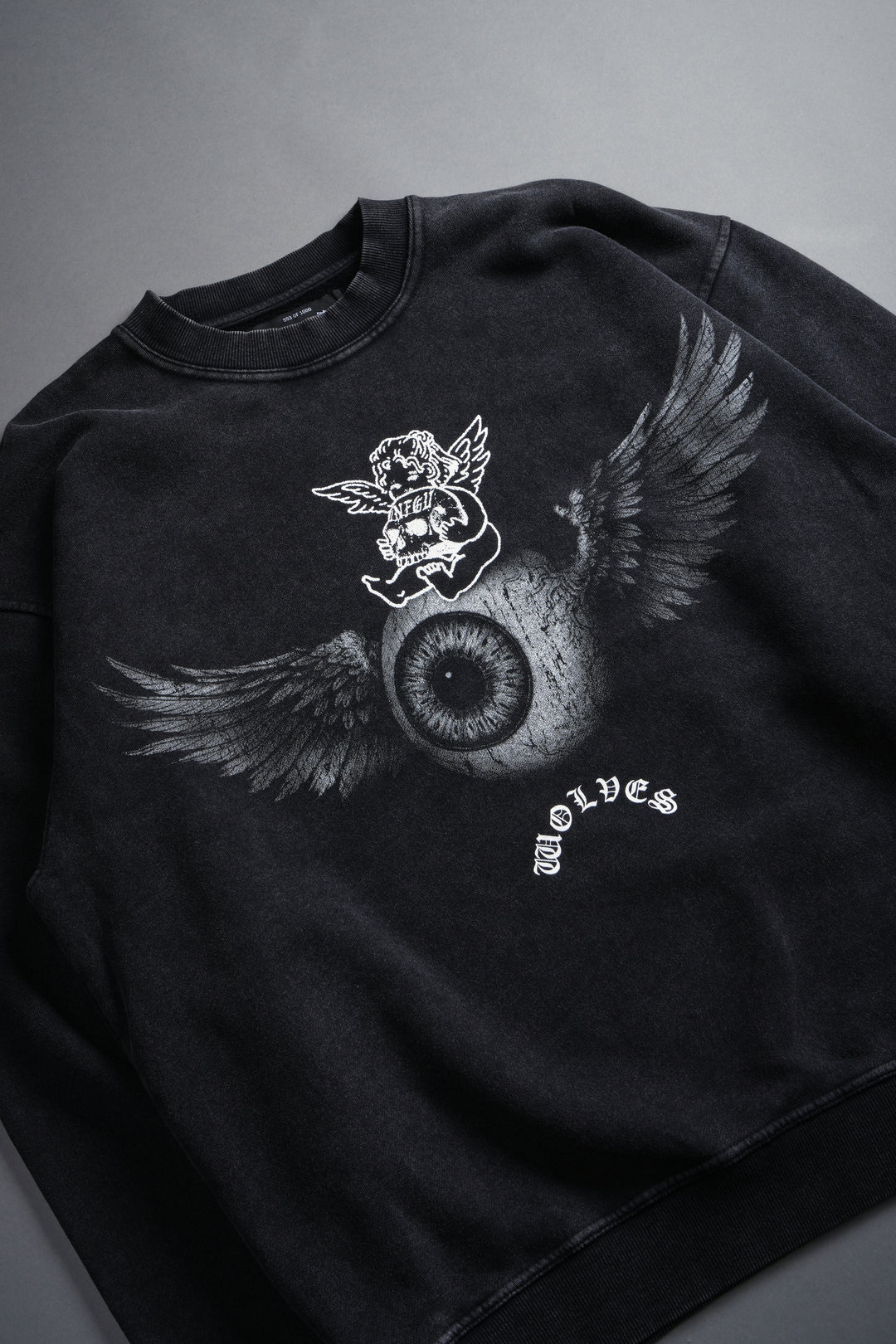 Flight Club London Crewneck in Black