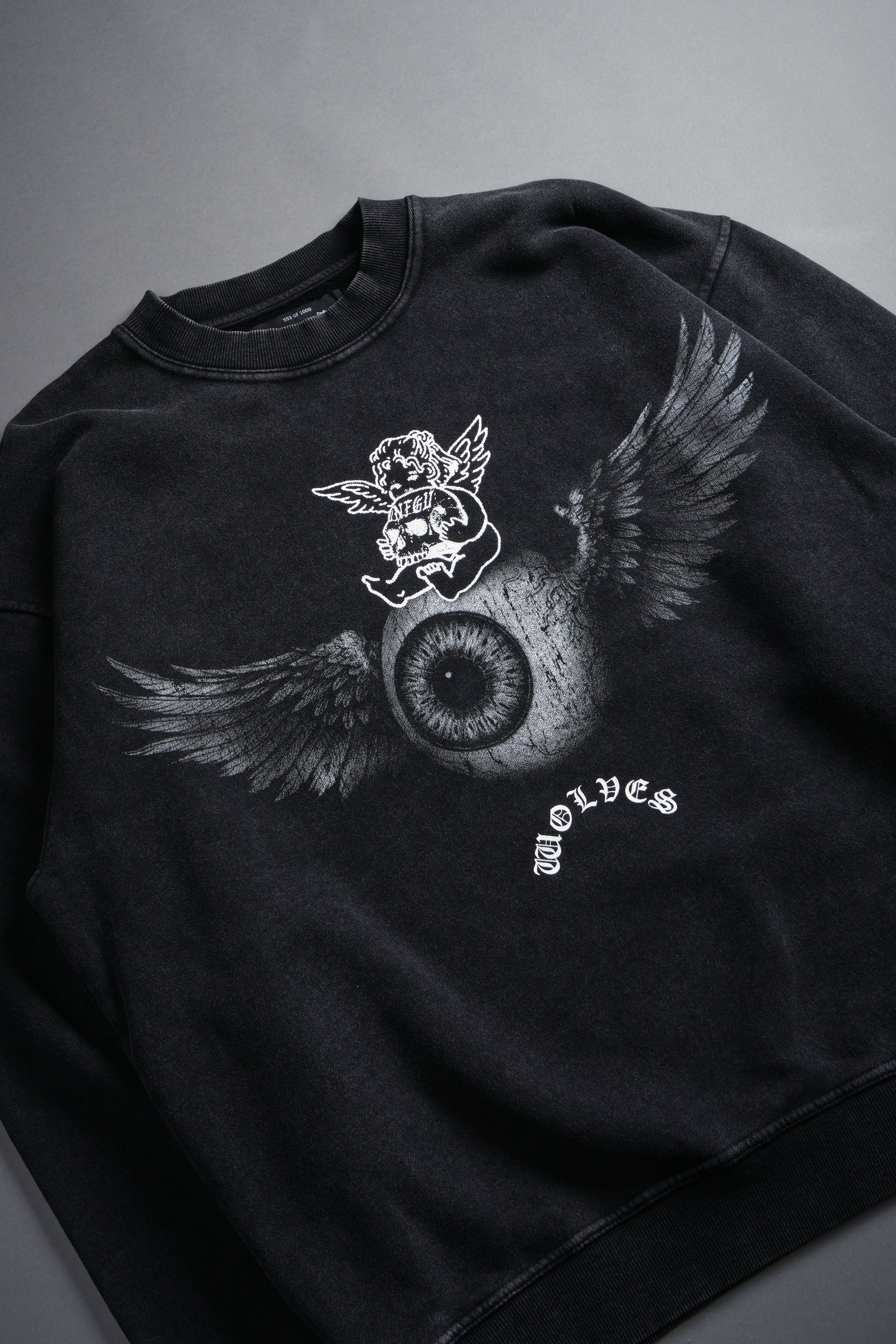 Flight Club London Crewneck in Black