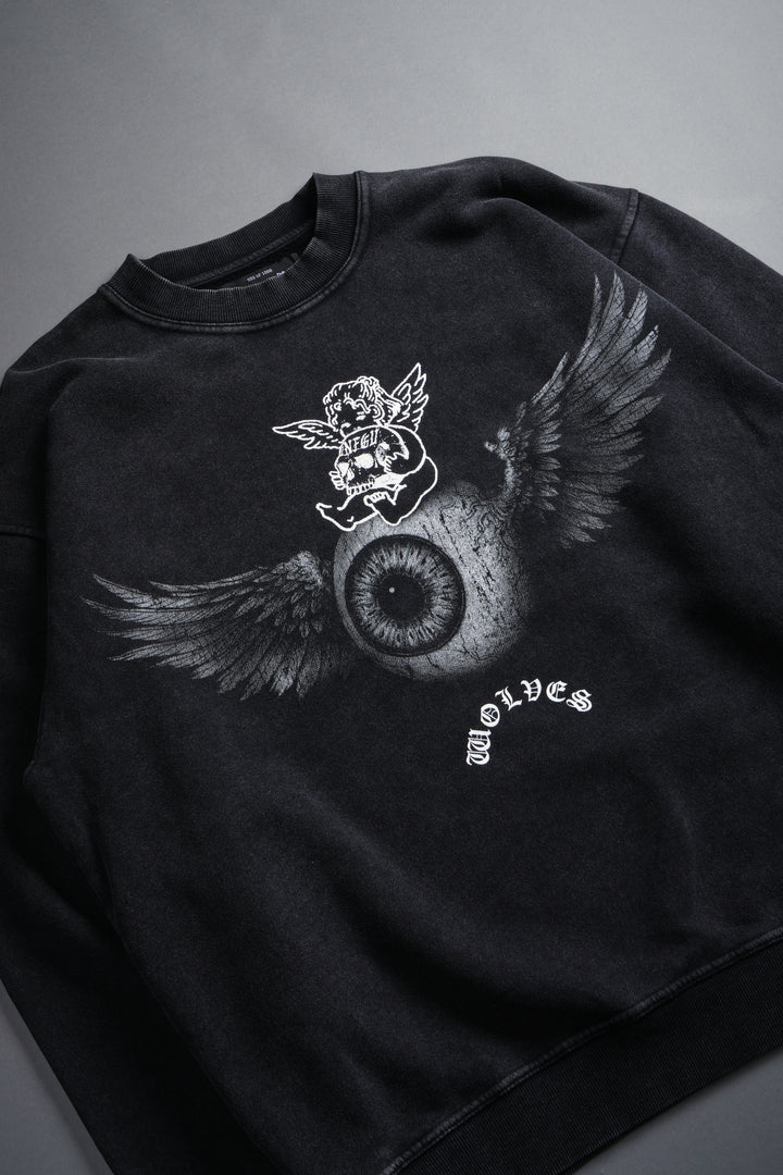 Flight Club London Crewneck in Black