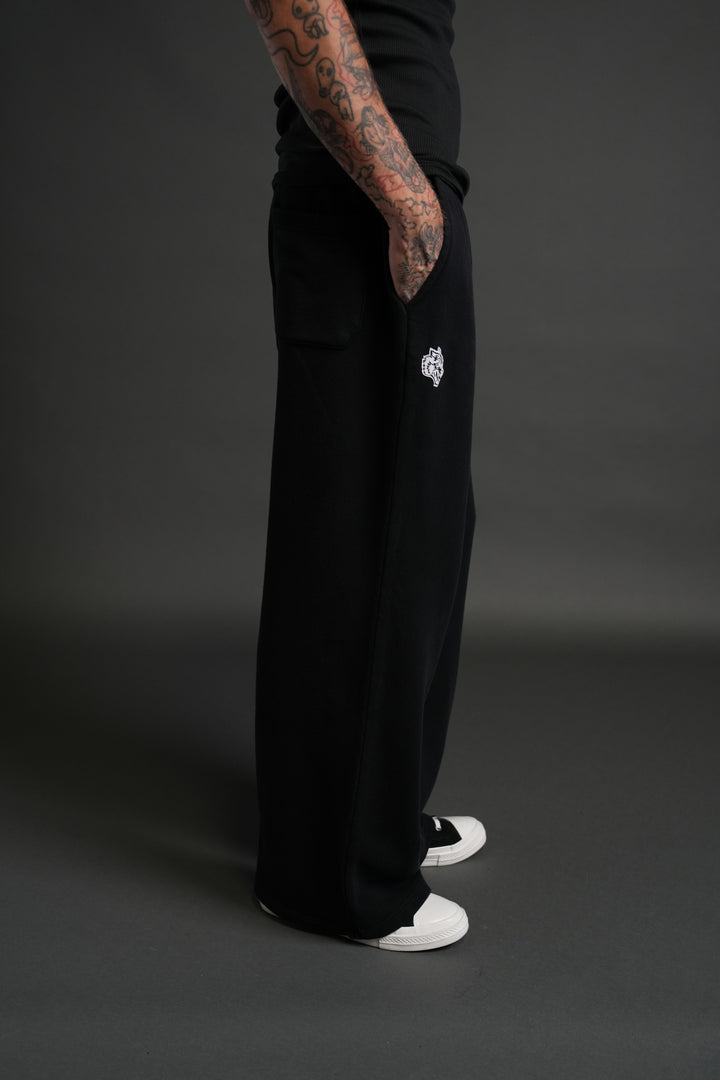 Bury Me in Darc Chopper Lennox Sweat Pants in Black Sun Wash
