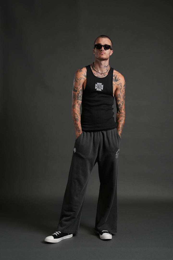Bury Me in Darc Chopper Lennox Sweat Pants in Wolf Gray