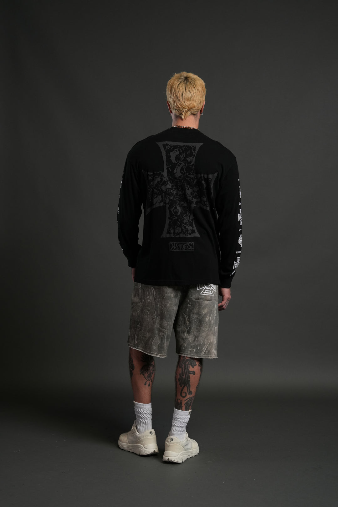 Iron Wolf Pack "Premium" L/S Tee in Black