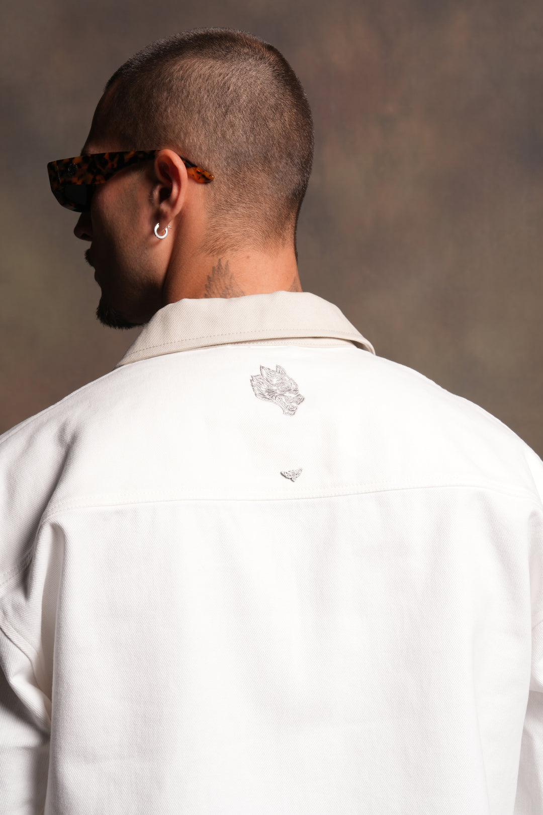 Shadow Ronin Redford Shirt Jacket in Cream
