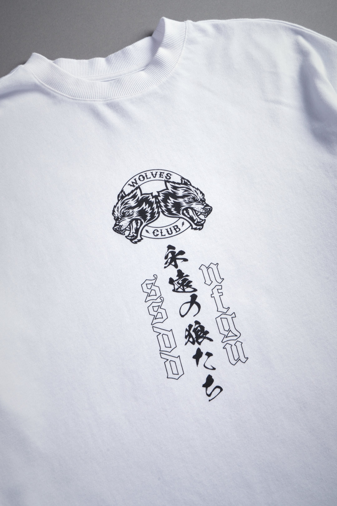 Kazoku Okami Premium Oversized Tee in White