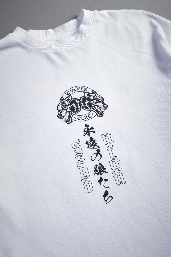 Kazoku Okami Premium Oversized Tee in White