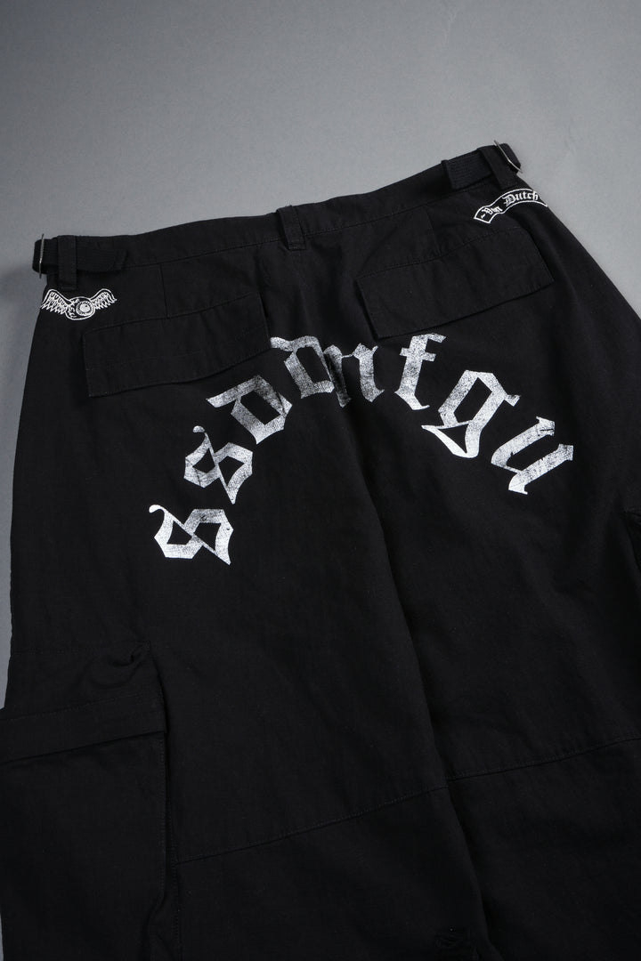 Hellbound Duke Cargo Pants in Black