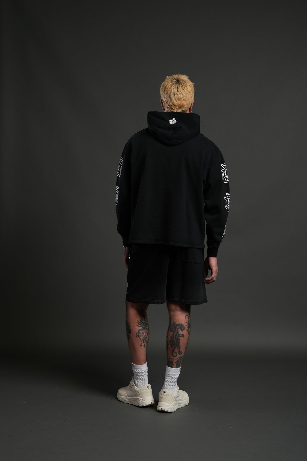 True to Our Core "Moaty" Hoodie in Black Drift Wash