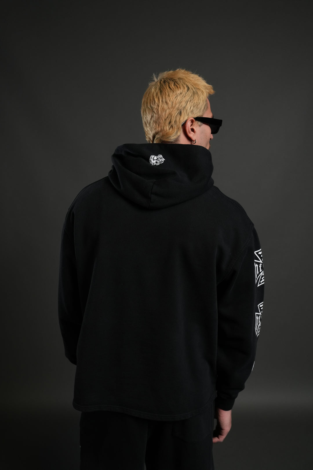 True to Our Core "Moaty" Hoodie in Black Drift Wash