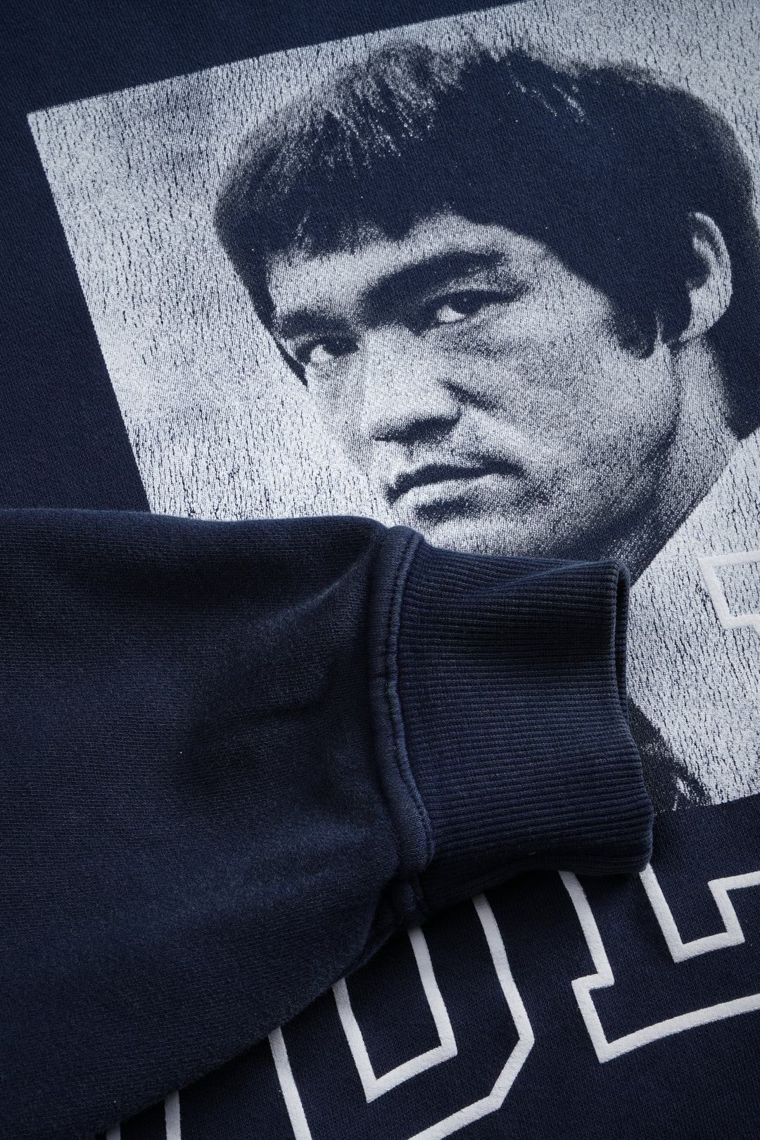 Bruce Lee Forever Pierce Hoodie in Navy