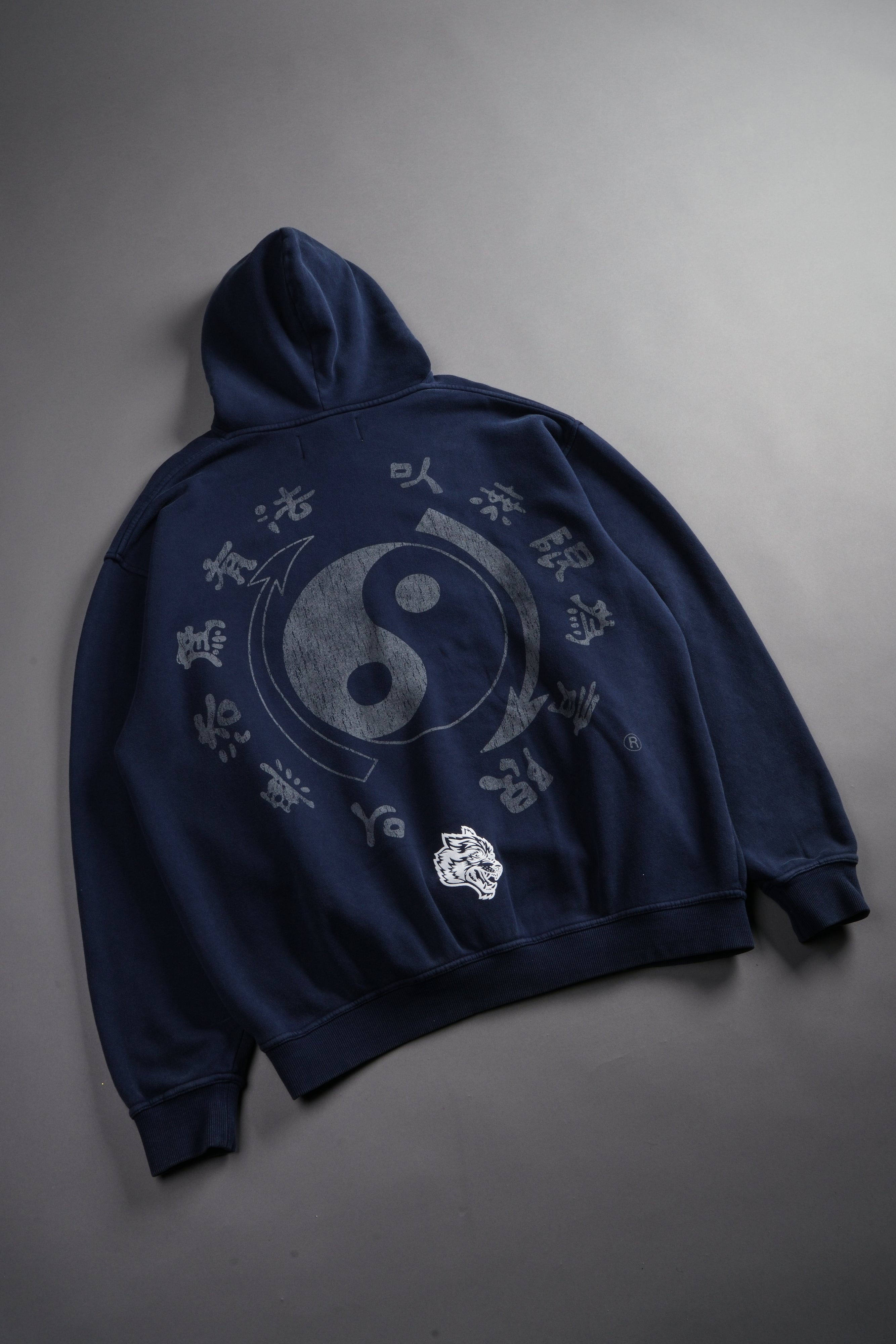 Bruce Lee Forever Pierce Hoodie in Navy