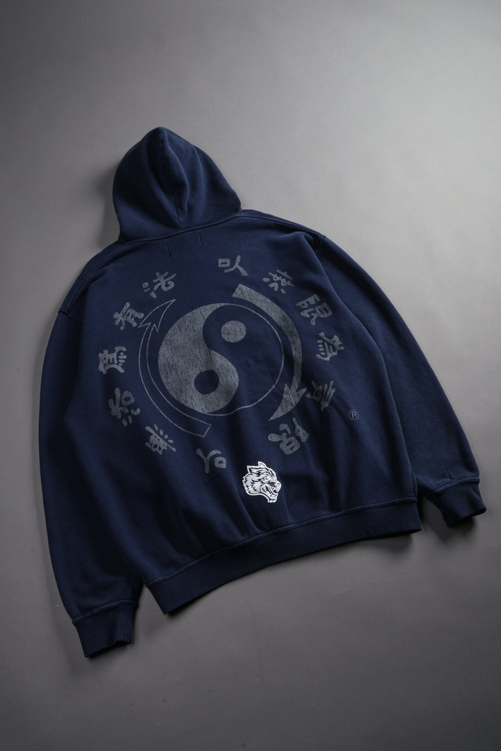 Bruce Lee Forever Pierce Hoodie in Navy