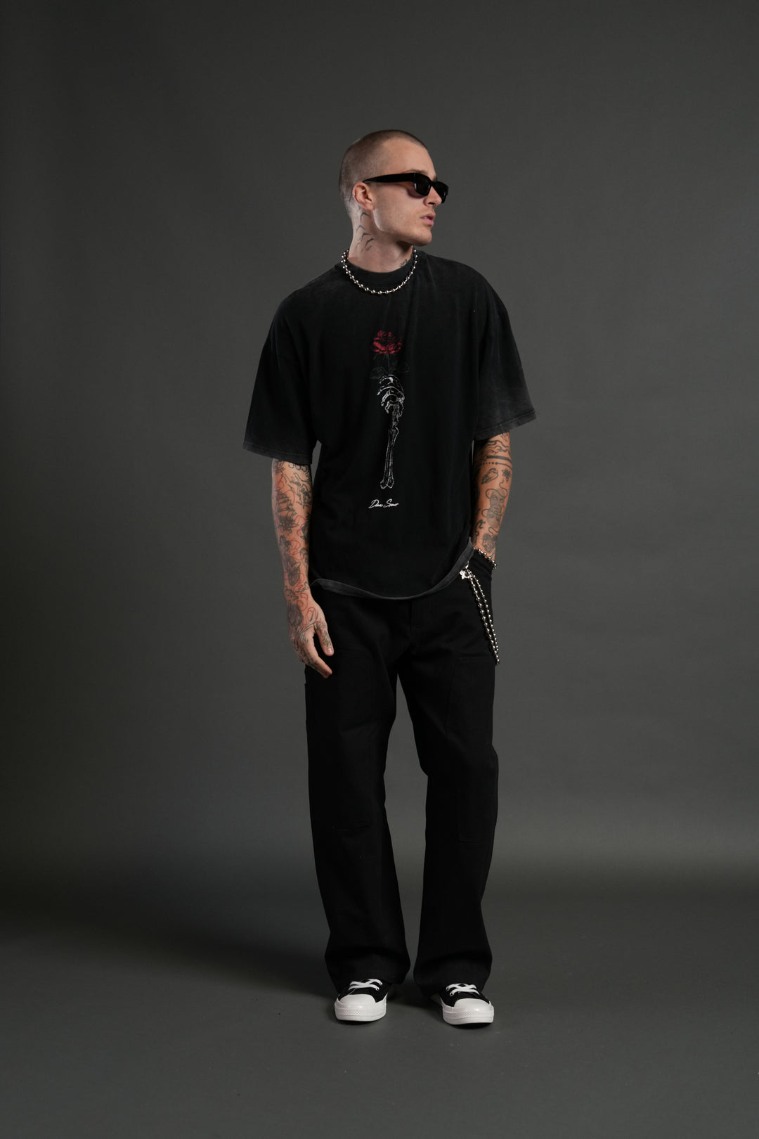 Token of Love Unisex "Premium" Oversized Tee in Black