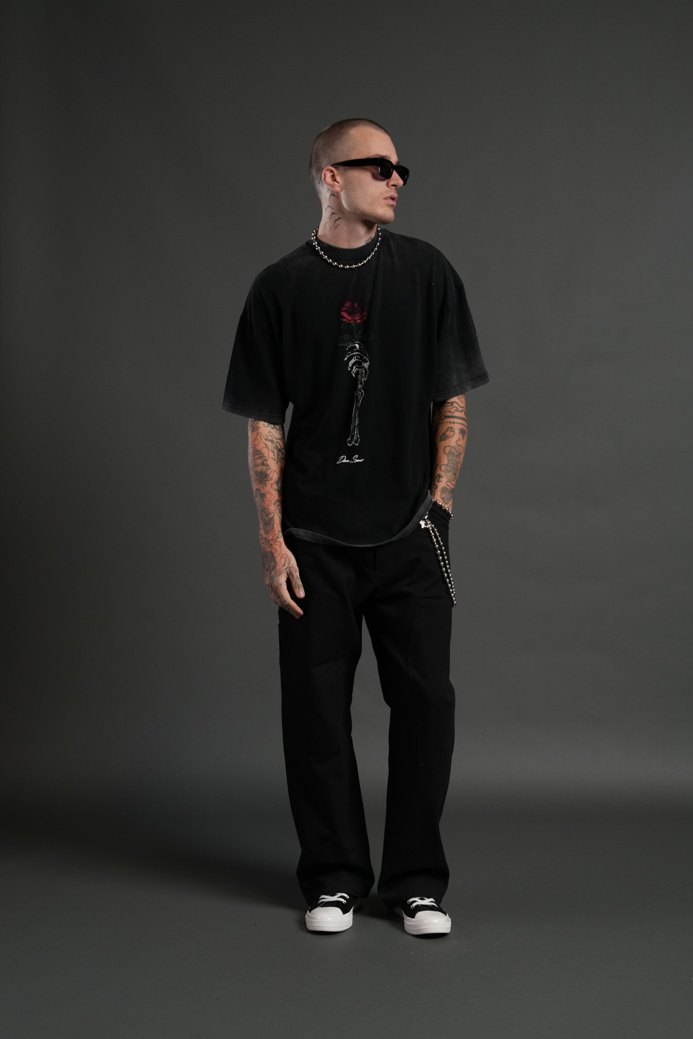 Token of Love Unisex "Premium" Oversized Tee in Black