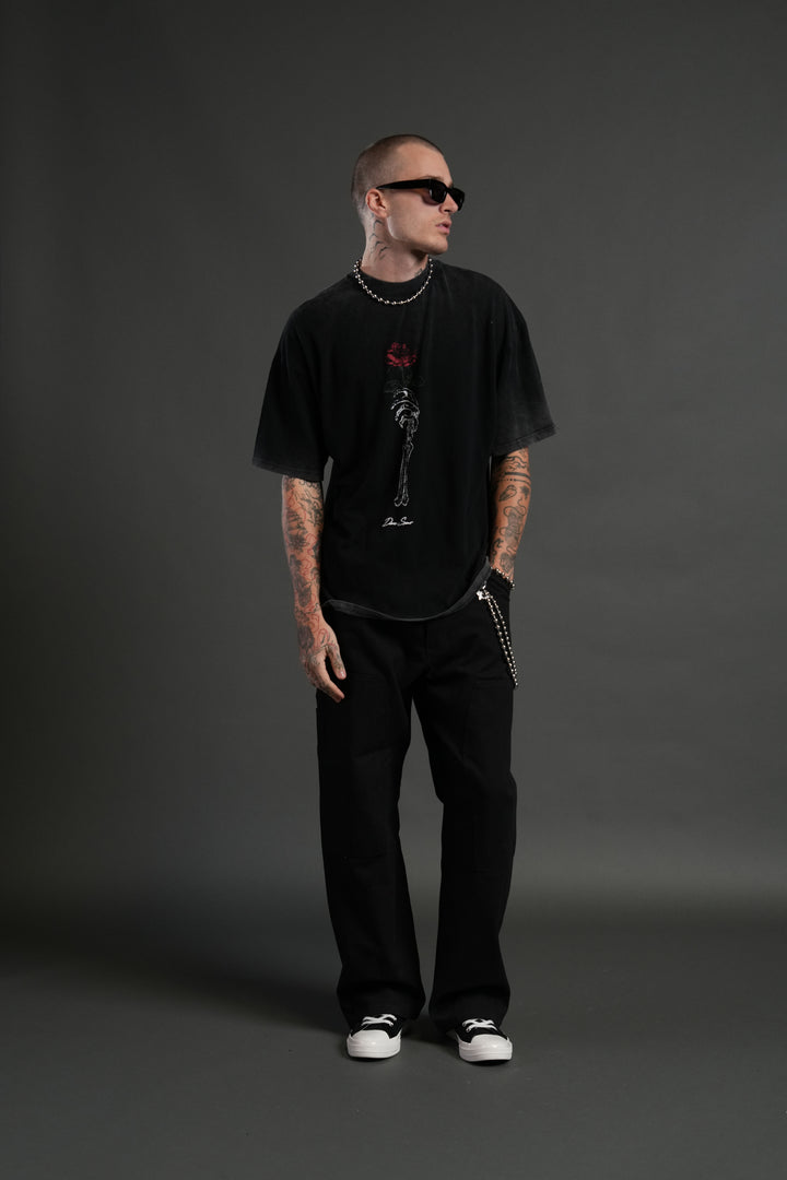 Token of Love Unisex "Premium" Oversized Tee in Black