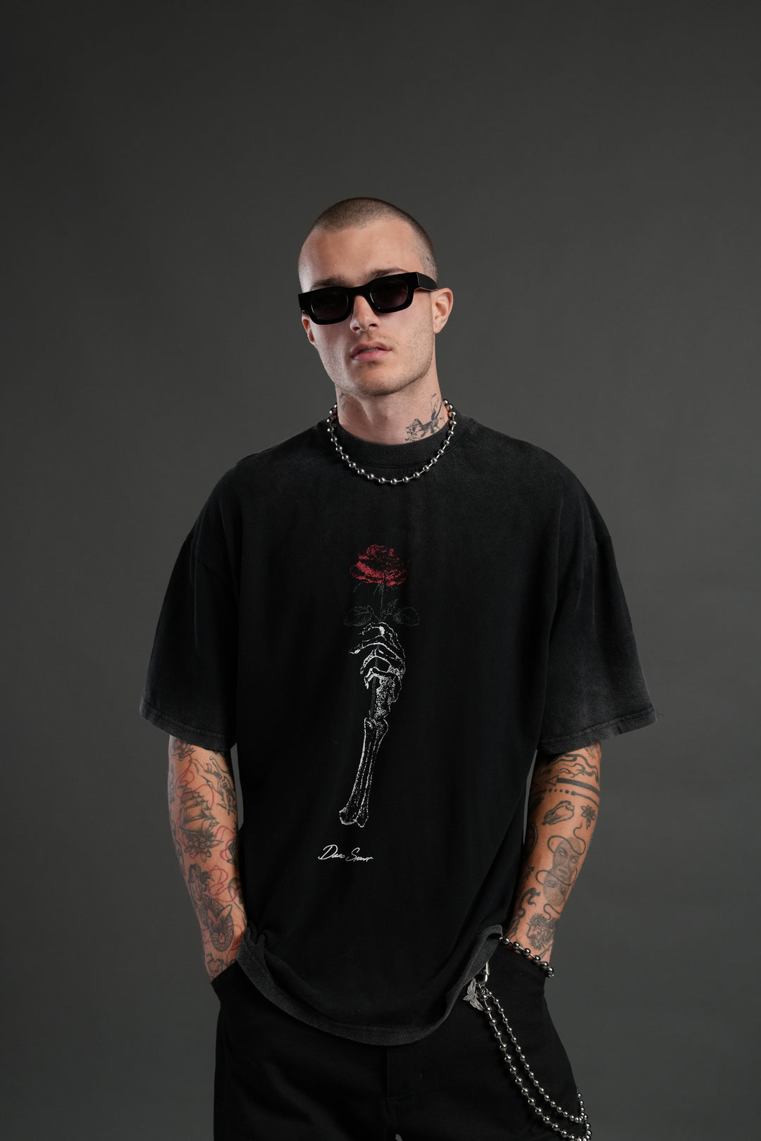 Token of Love Unisex "Premium" Oversized Tee in Black