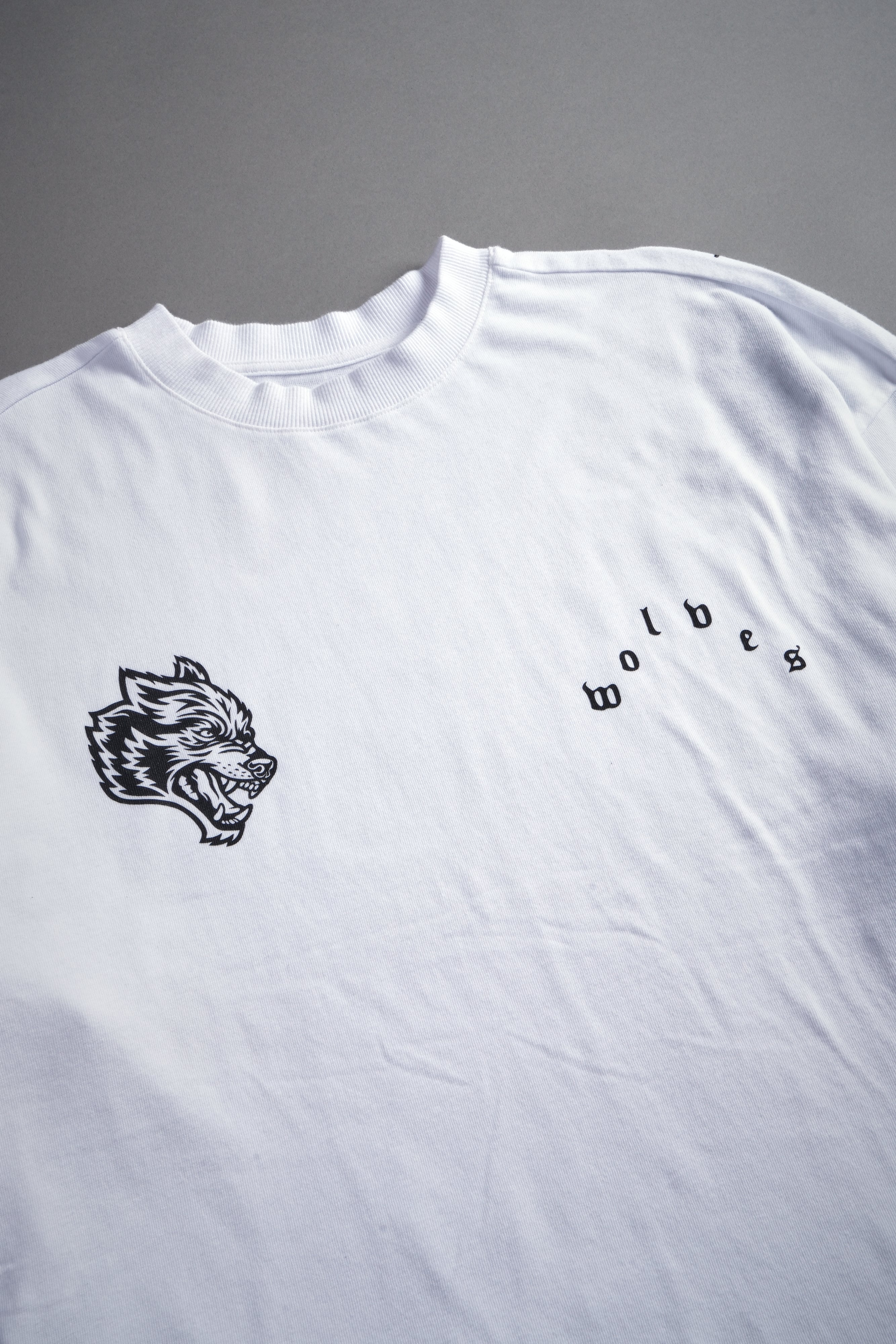 Shao Kahn Premium Oversized Tee in White