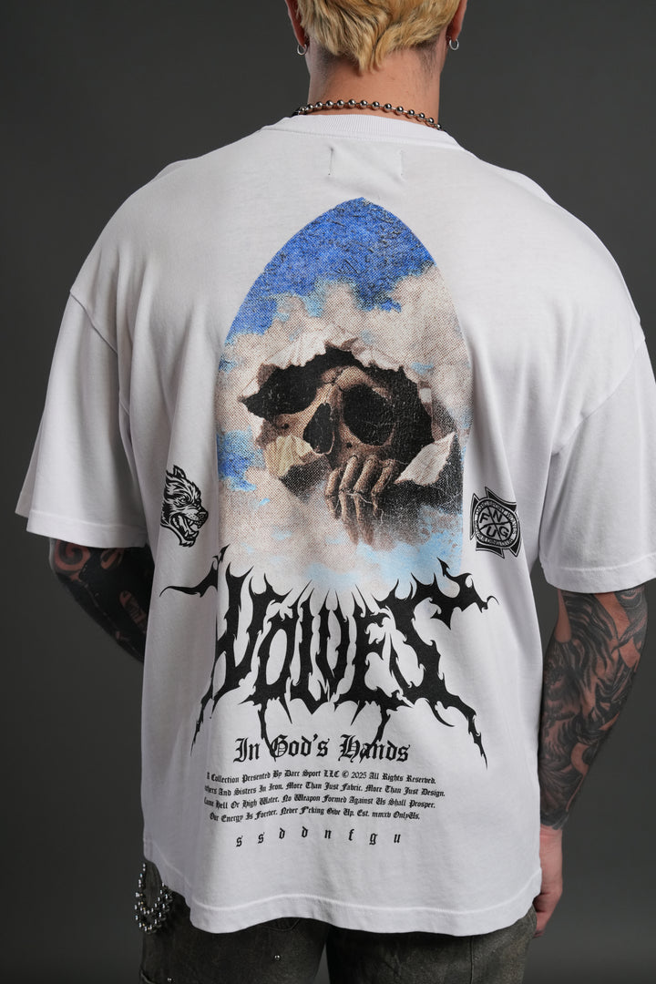 Through The Clouds "Premium" Oversized Tee in White