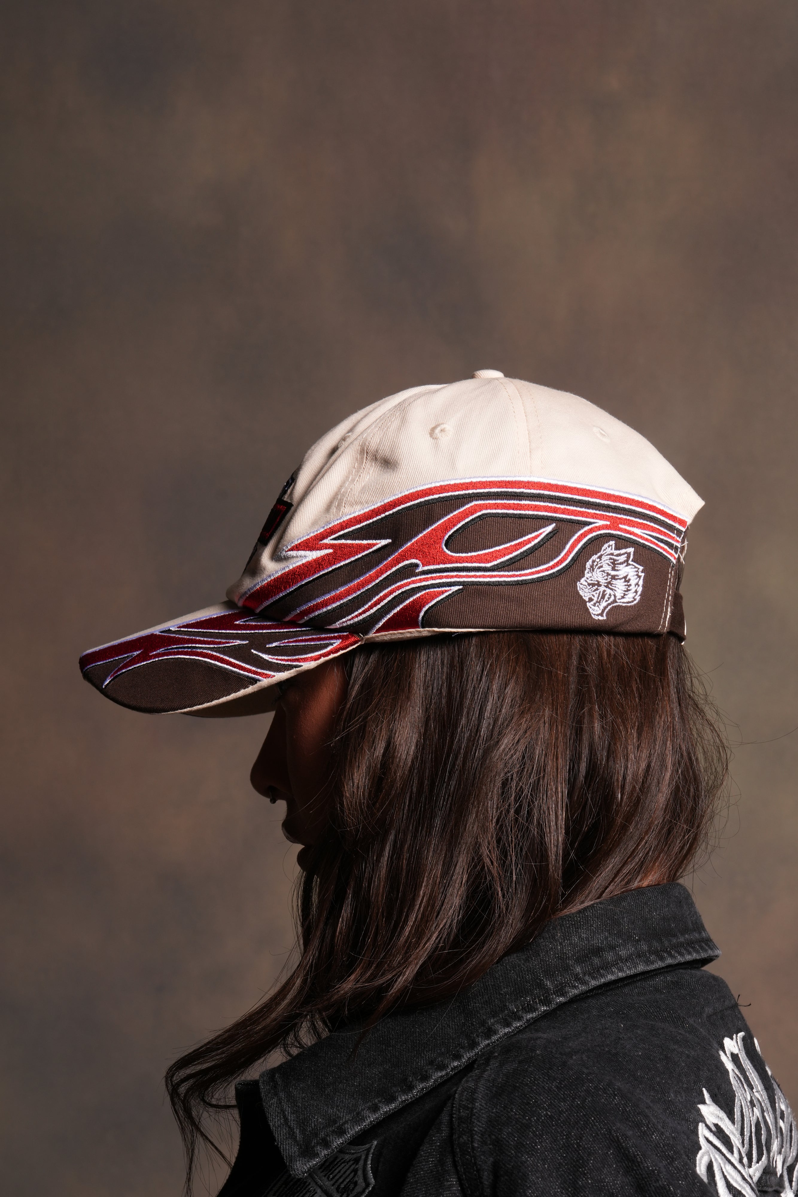 Real Recognize Real Dad Hat (V2) in Cream/Brown