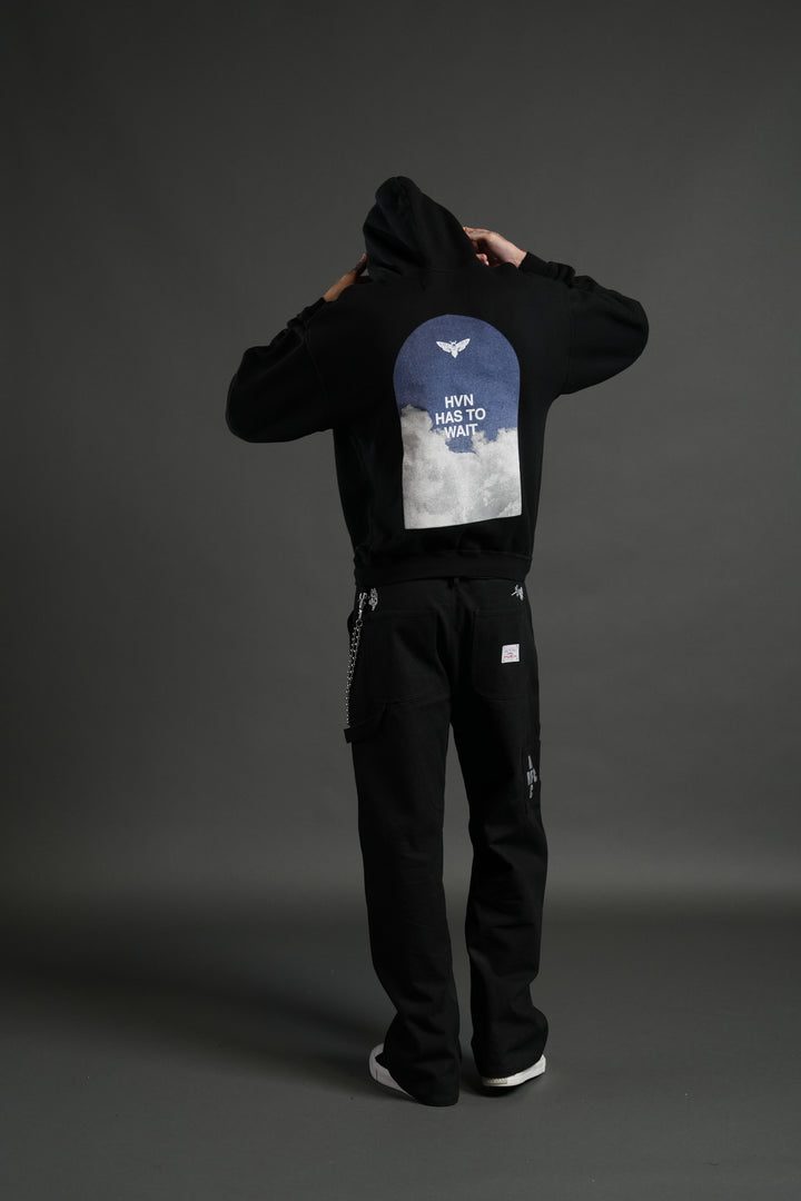 Window to Heaven Unisex "Pierce" Hoodie in Black