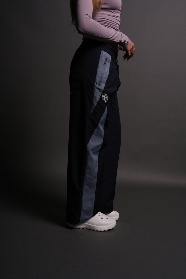 Dual Wolf She Brolic Track Pants in Midnight Blue/Denim
