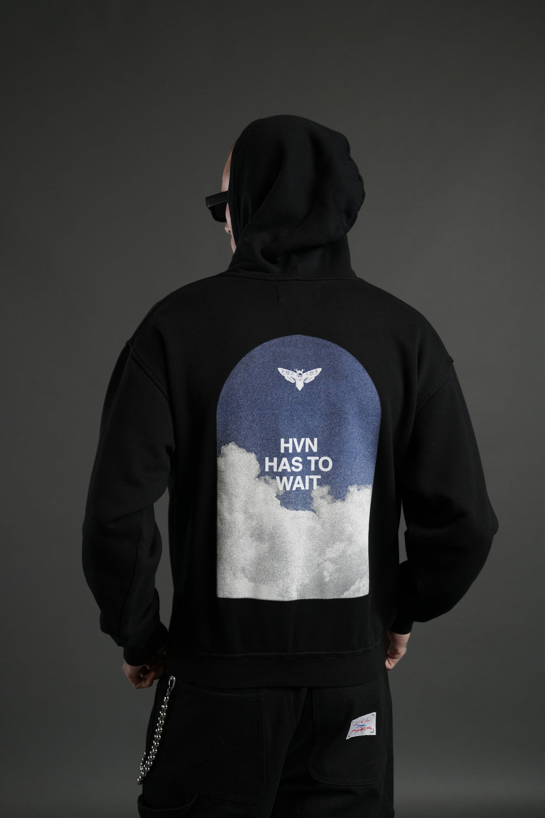 Window to Heaven Unisex "Pierce" Hoodie in Black