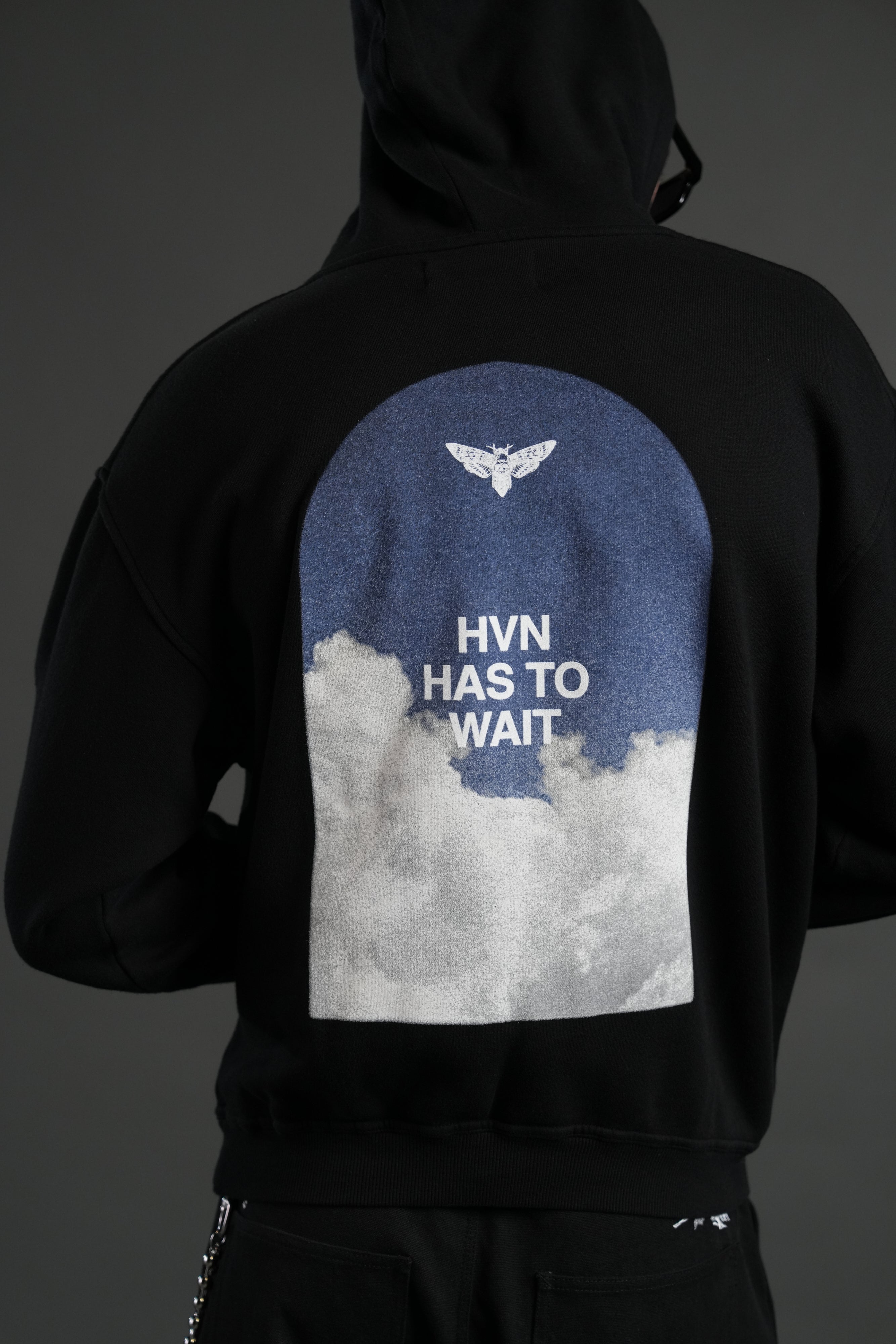 Window to Heaven Unisex "Pierce" Hoodie in Black