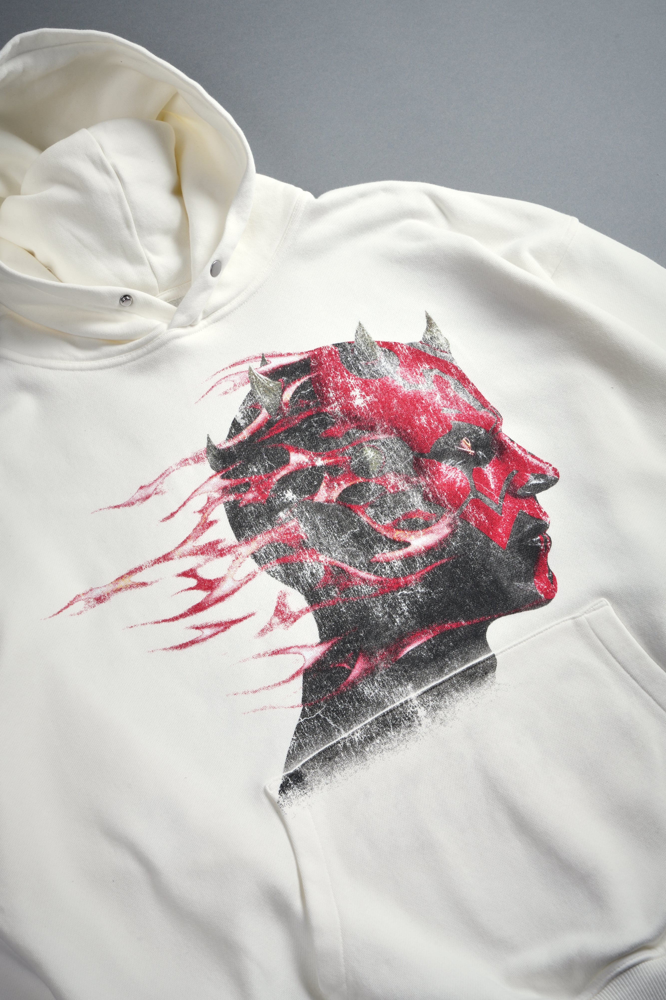 Sith Inferno Pierce Hoodie in Cream