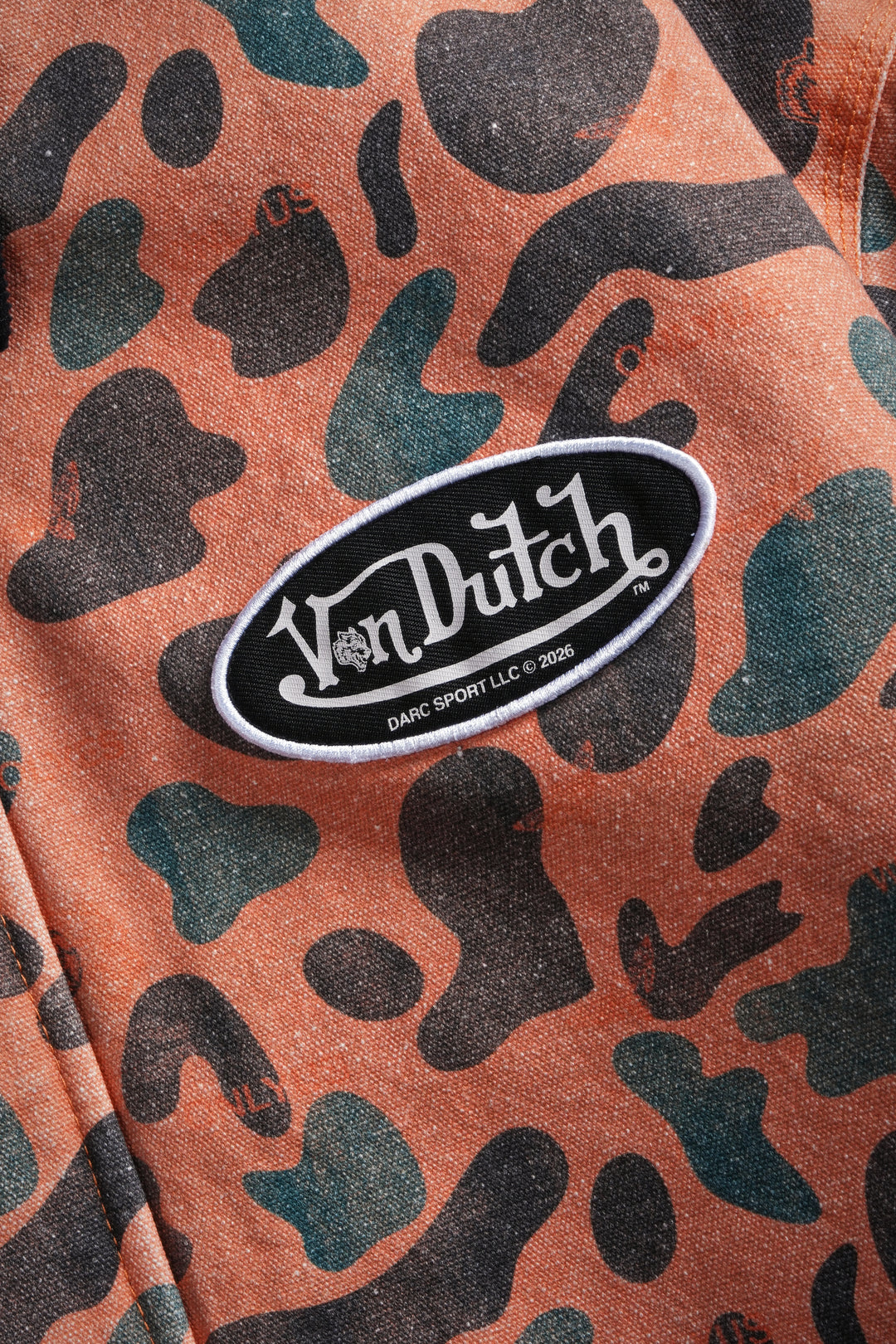 VD Chopper Earl Jacket in DSVD Orange Spot Camo