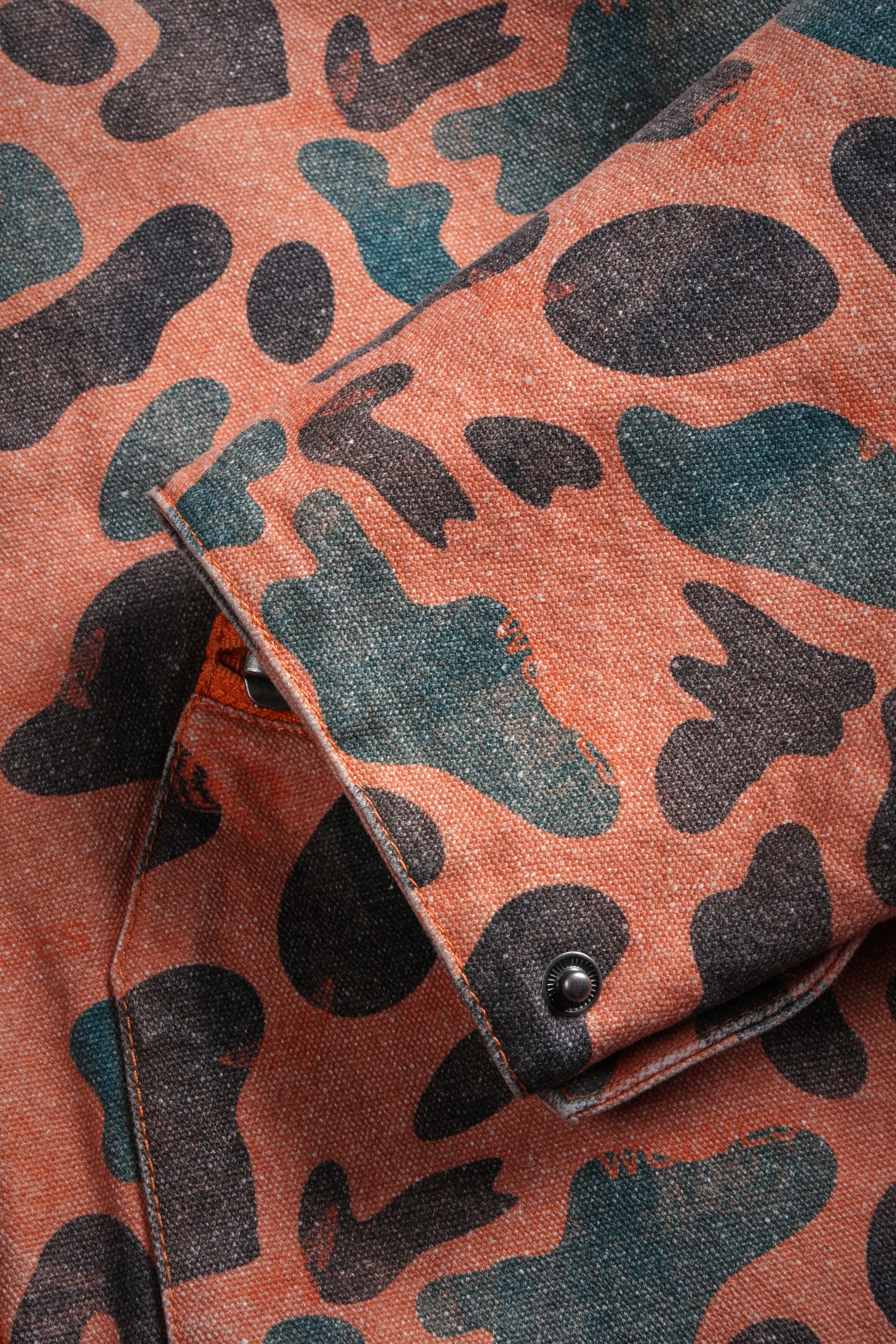 VD Chopper Earl Jacket in DSVD Orange Spot Camo