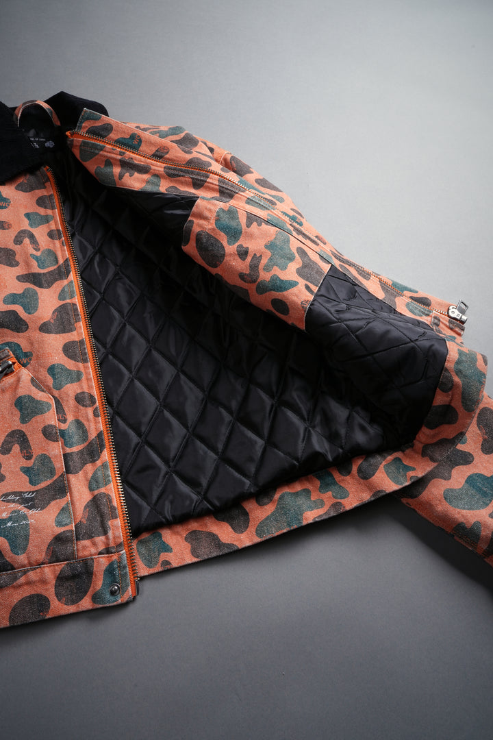 VD Chopper Earl Jacket in DSVD Orange Spot Camo