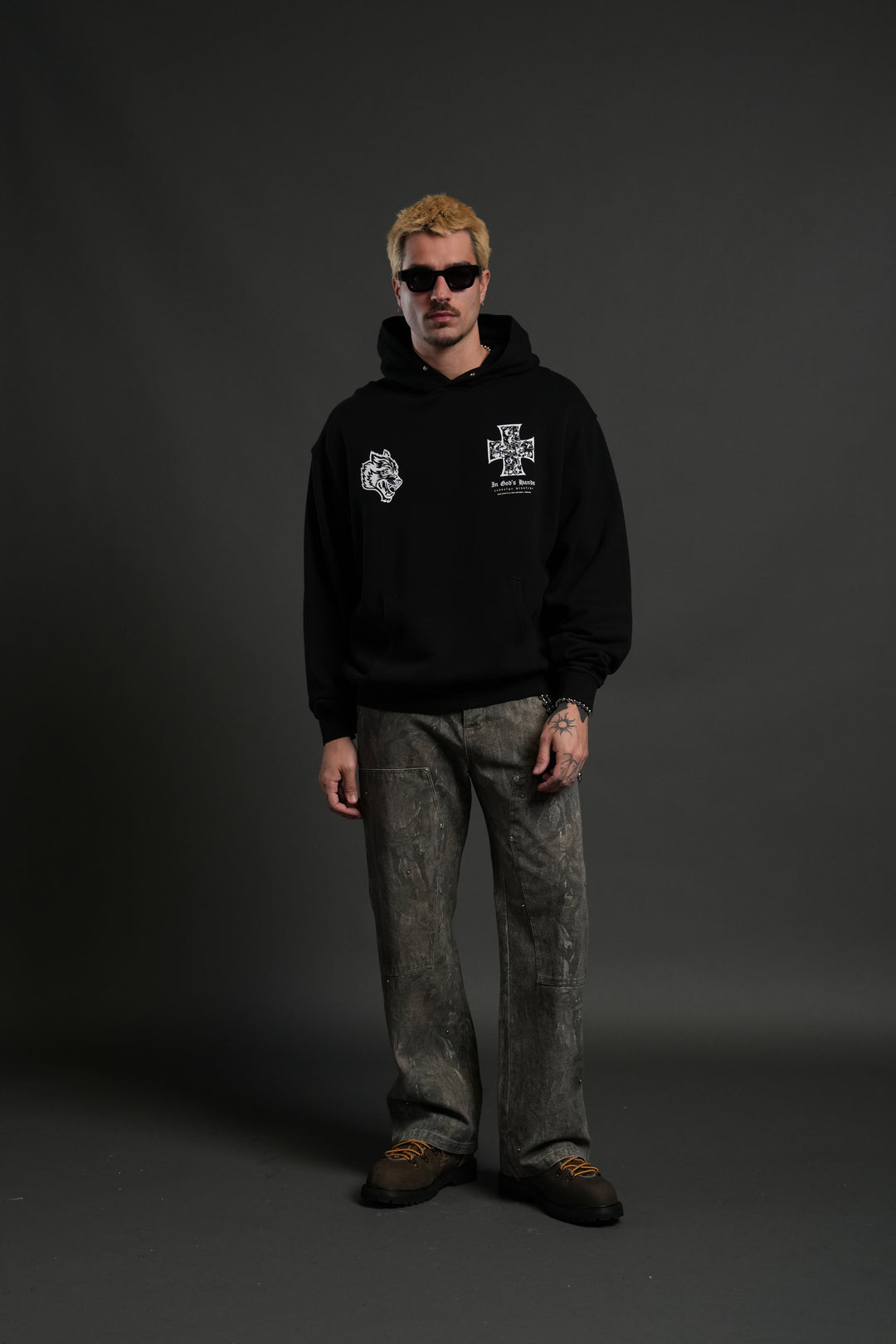 Iron Wolf Pack "Pierce" Hoodie in Black