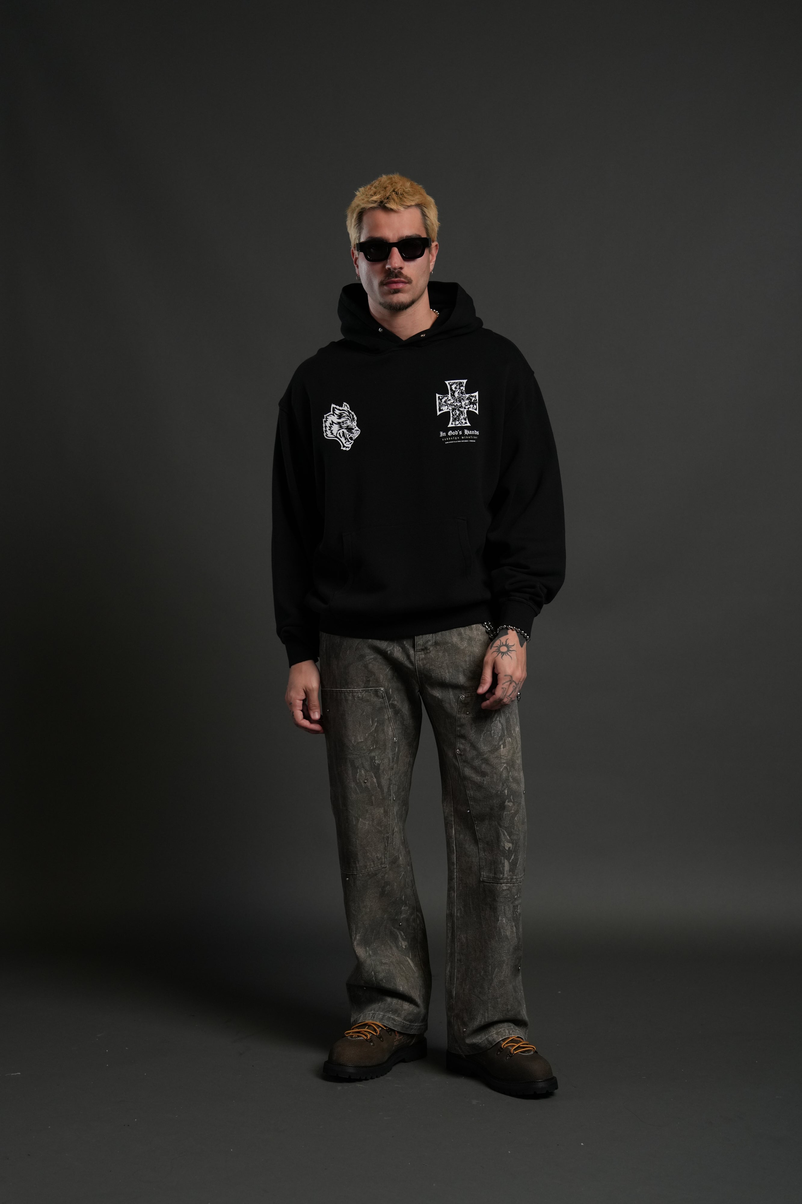 Iron Wolf Pack "Pierce" Hoodie in Black