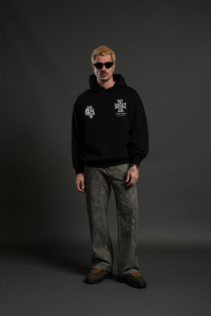 Iron Wolf Pack "Pierce" Hoodie in Black