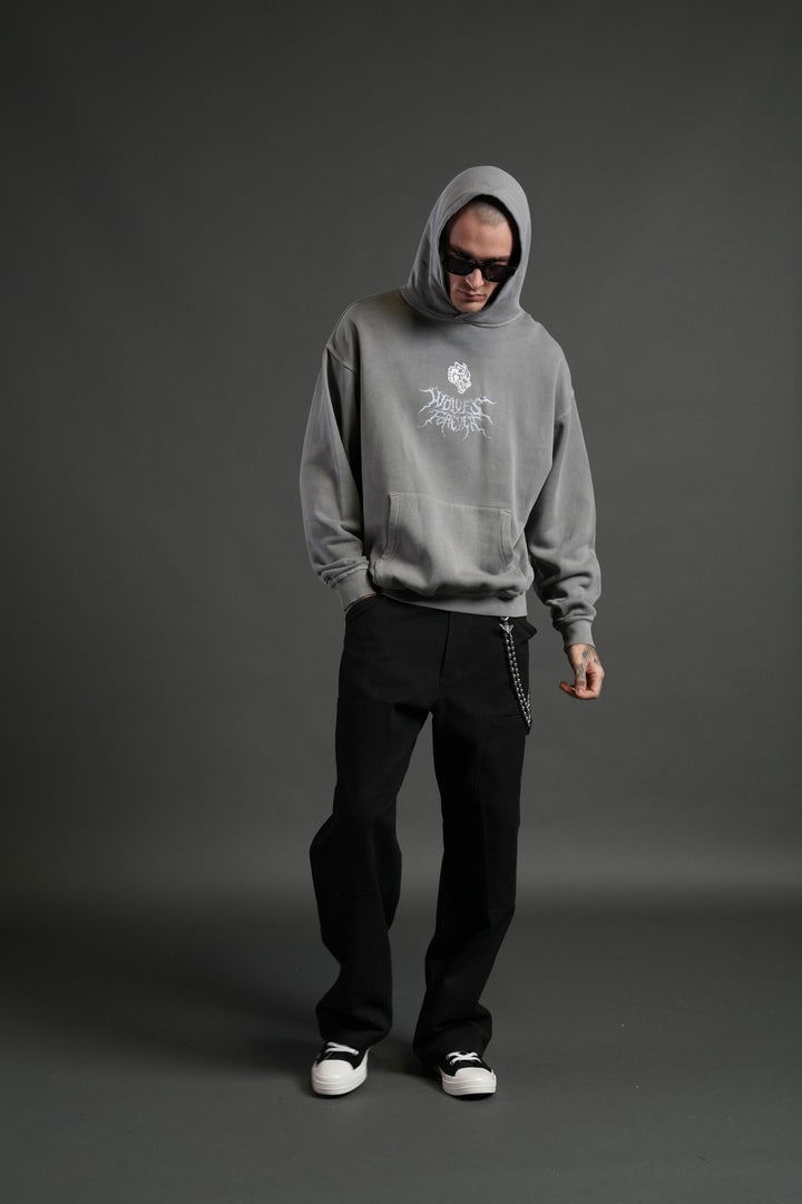 Through His Eyes "Pierce" Hoodie in Dove Gray