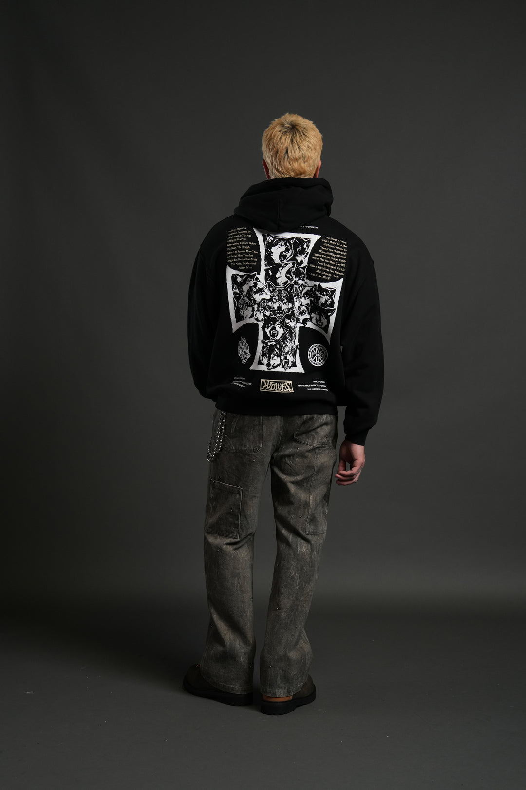 Iron Wolf Pack "Pierce" Hoodie in Black