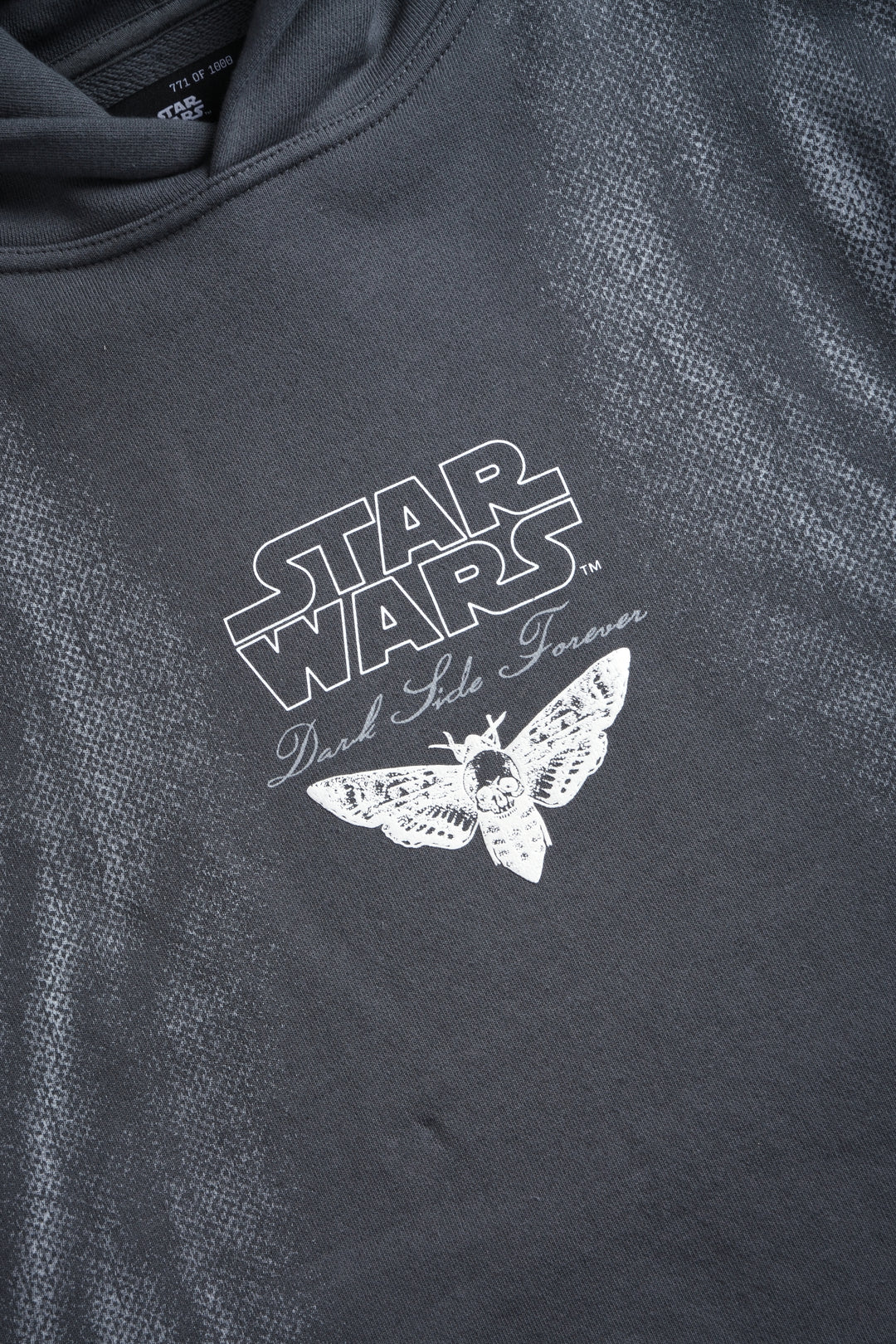Dark Flame Moaty Hoodie in Slate Gray