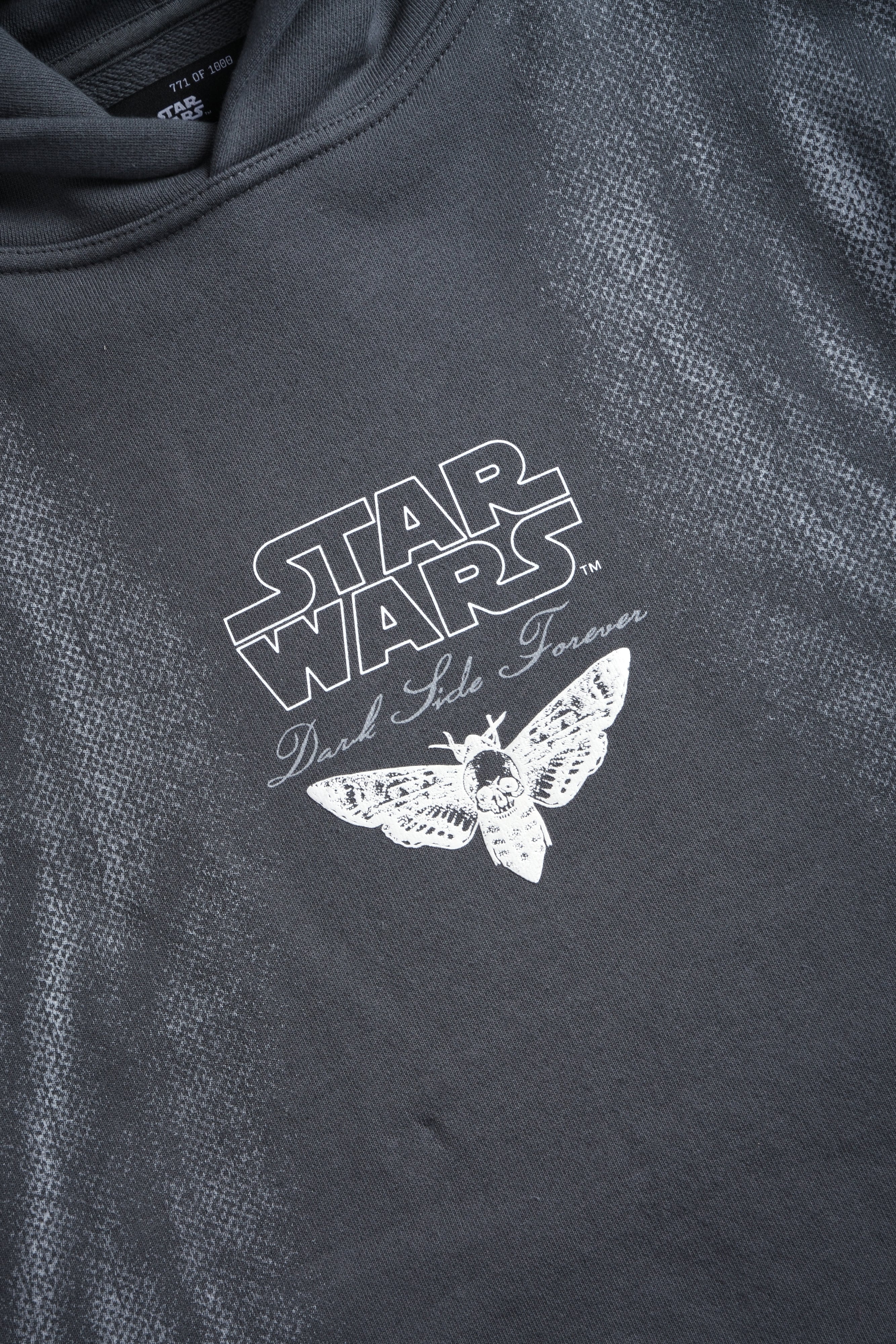 Dark Flame Moaty Hoodie in Slate Gray