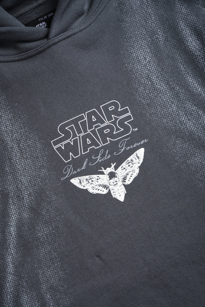 Dark Flame Moaty Hoodie in Slate Gray