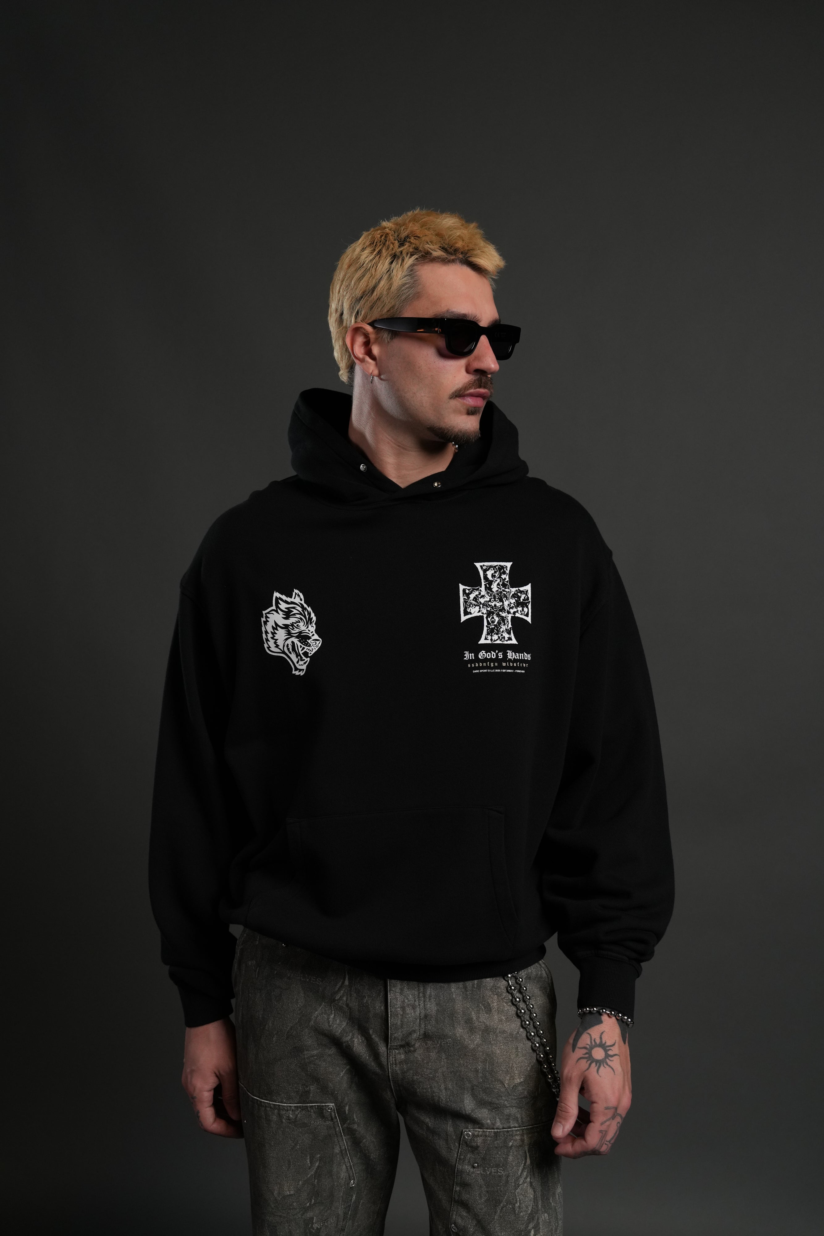 Iron Wolf Pack "Pierce" Hoodie in Black