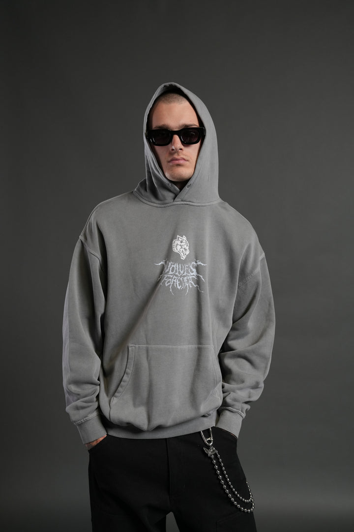Through His Eyes "Pierce" Hoodie in Dove Gray