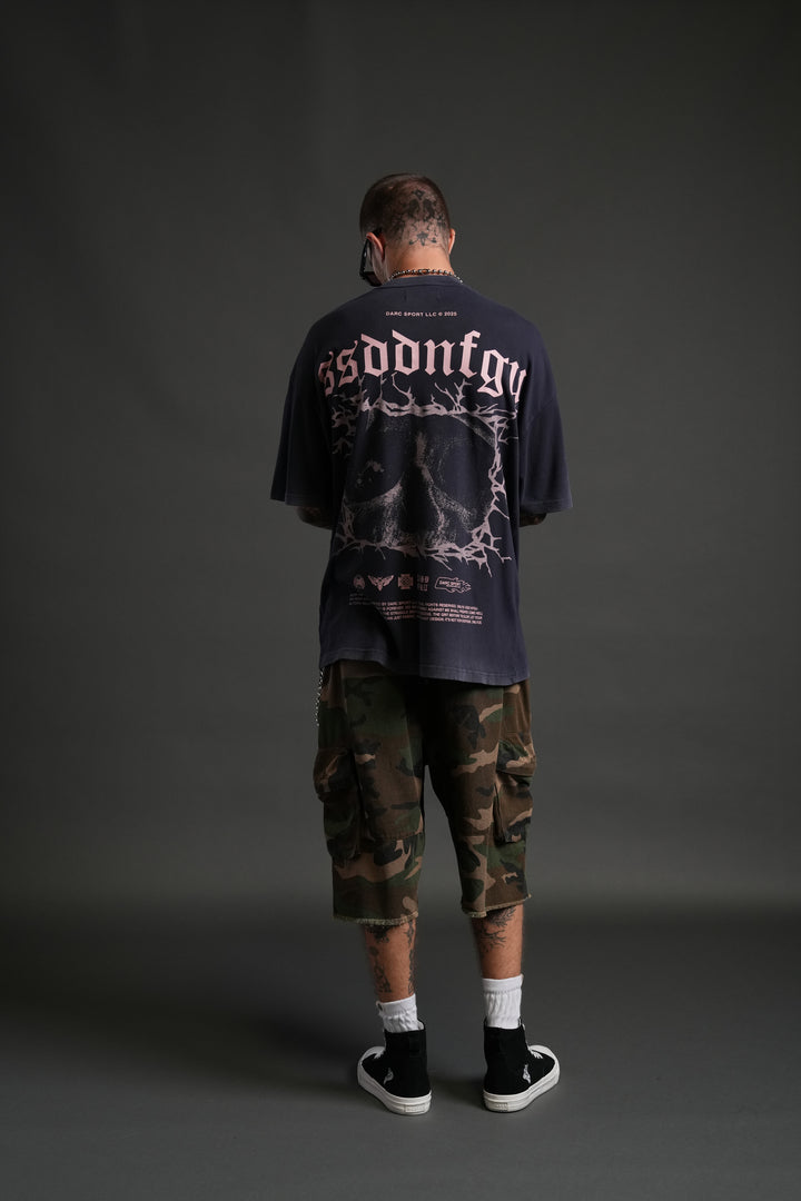 Our Blood "Premium" Oversized Tee in Nightshade