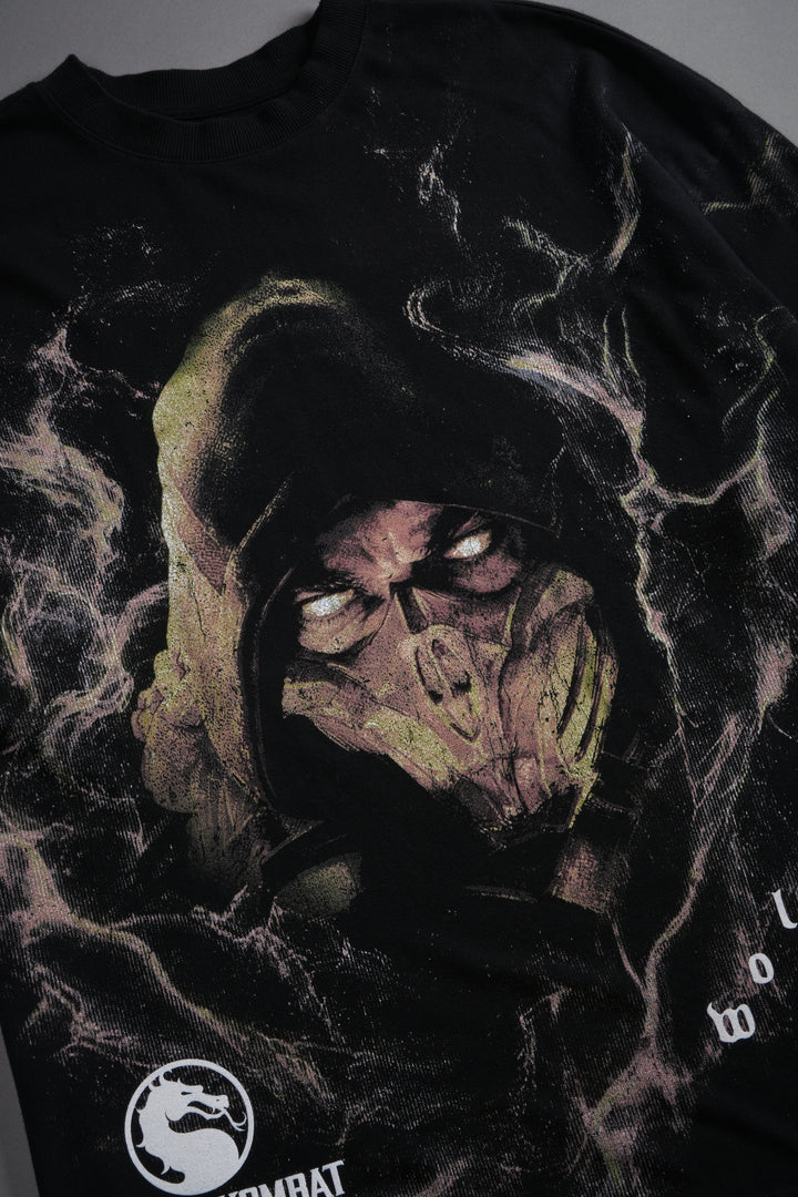 Scorpion Fire Premium Oversized Tee in Black