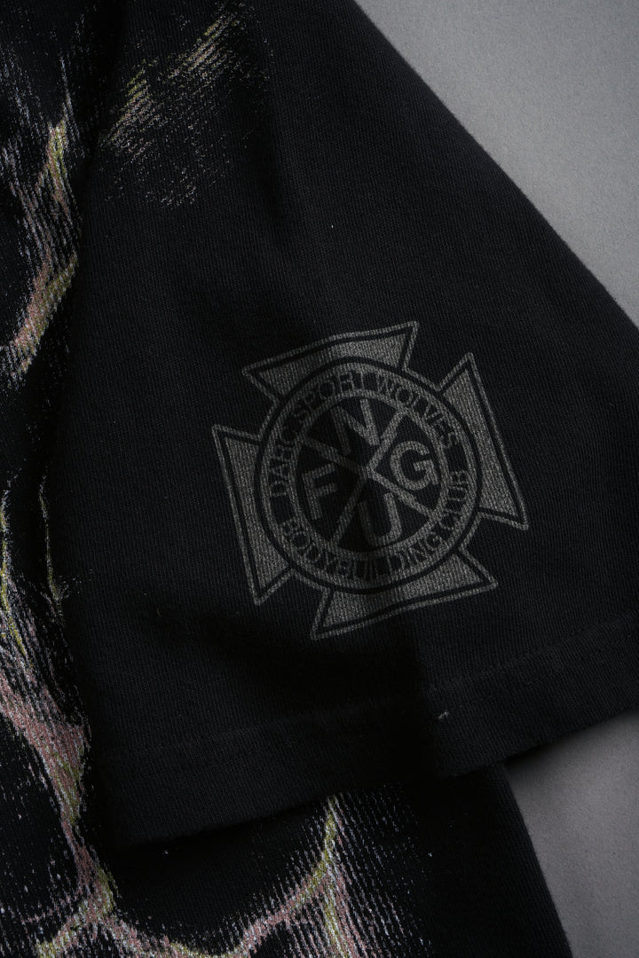 Scorpion Fire Premium Oversized Tee in Black