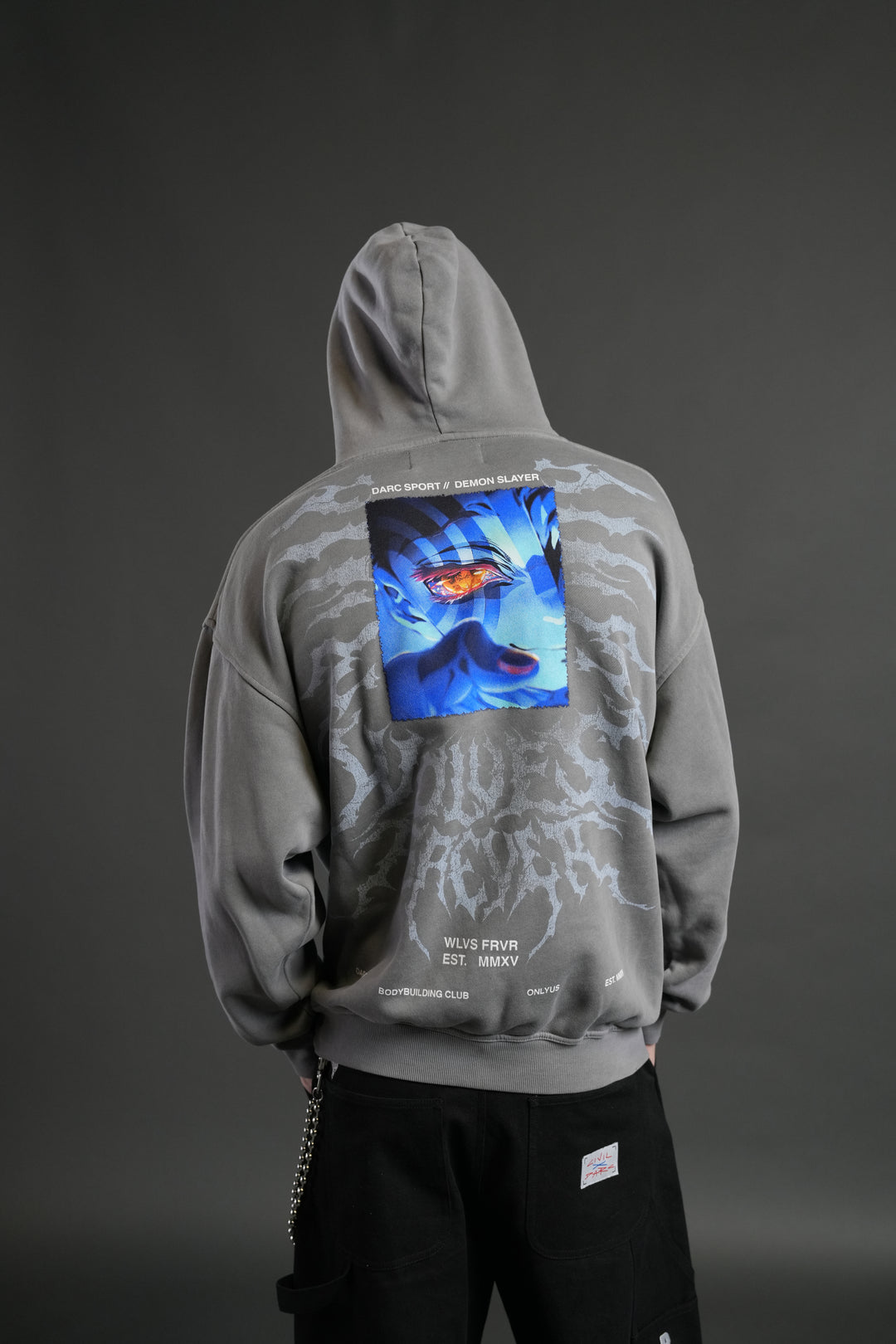 Through His Eyes "Pierce" Hoodie in Dove Gray