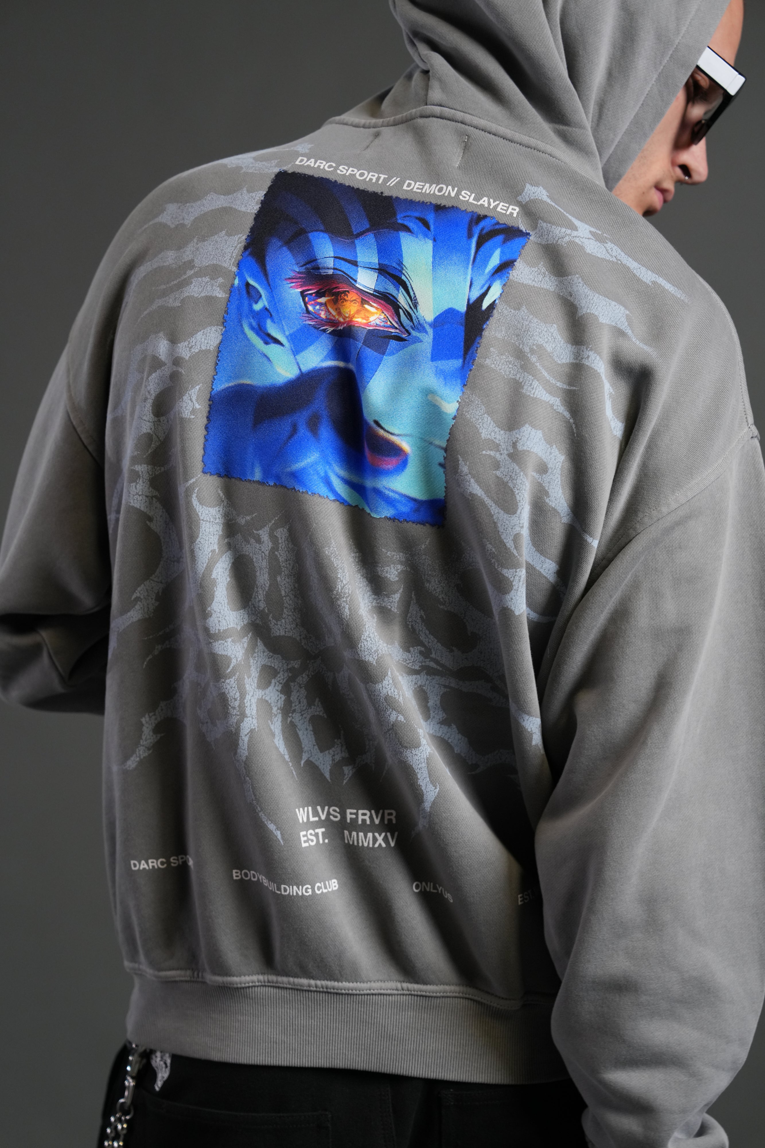 Through His Eyes "Pierce" Hoodie in Dove Gray