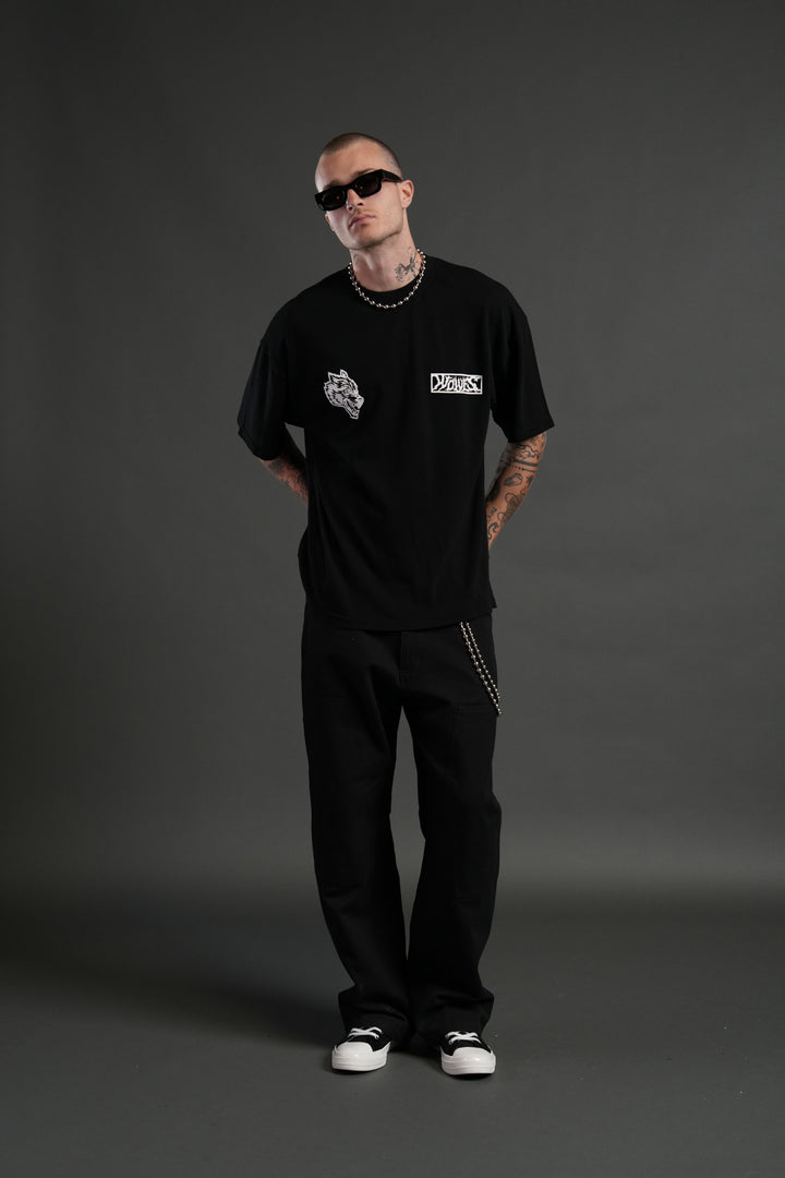 Window to Heaven "Premium" Oversized Tee in Black