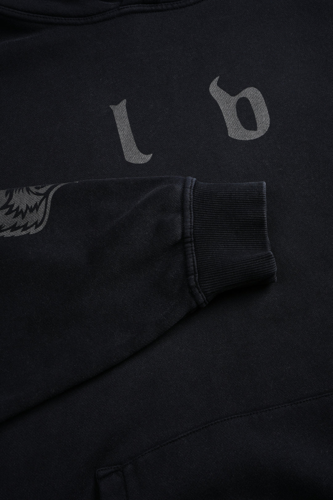 Scorpion Fire Pierce Hoodie in Black