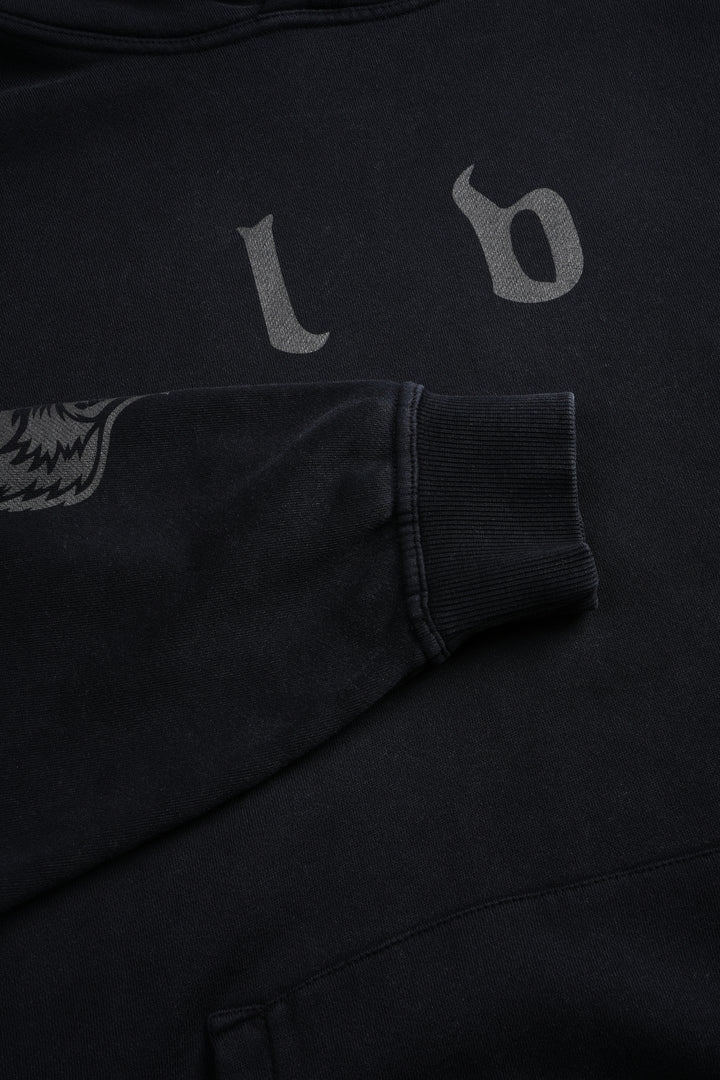 Scorpion Fire Pierce Hoodie in Black