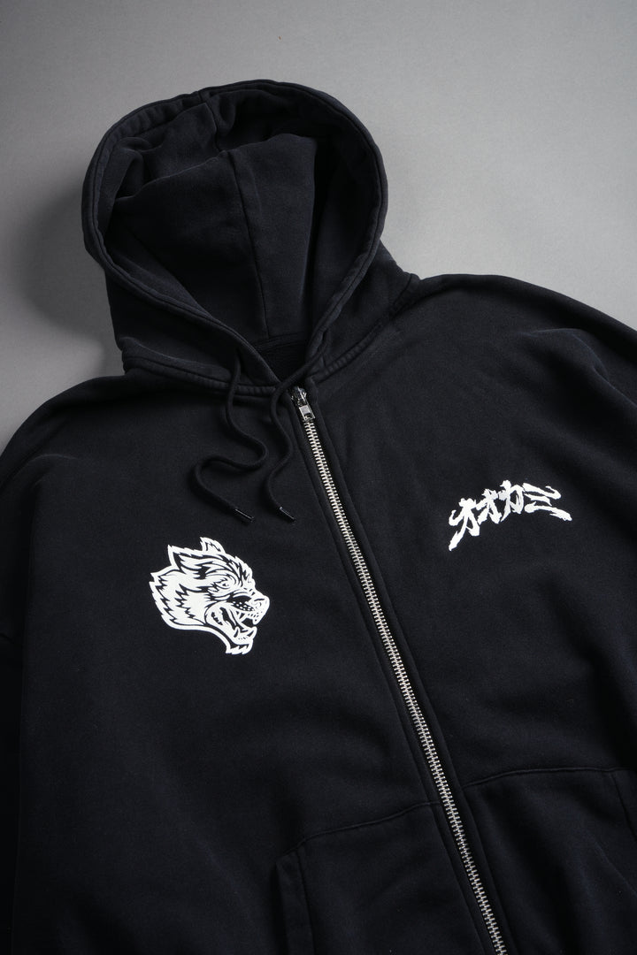 Our Code Chambers Zip Hoodie in Black