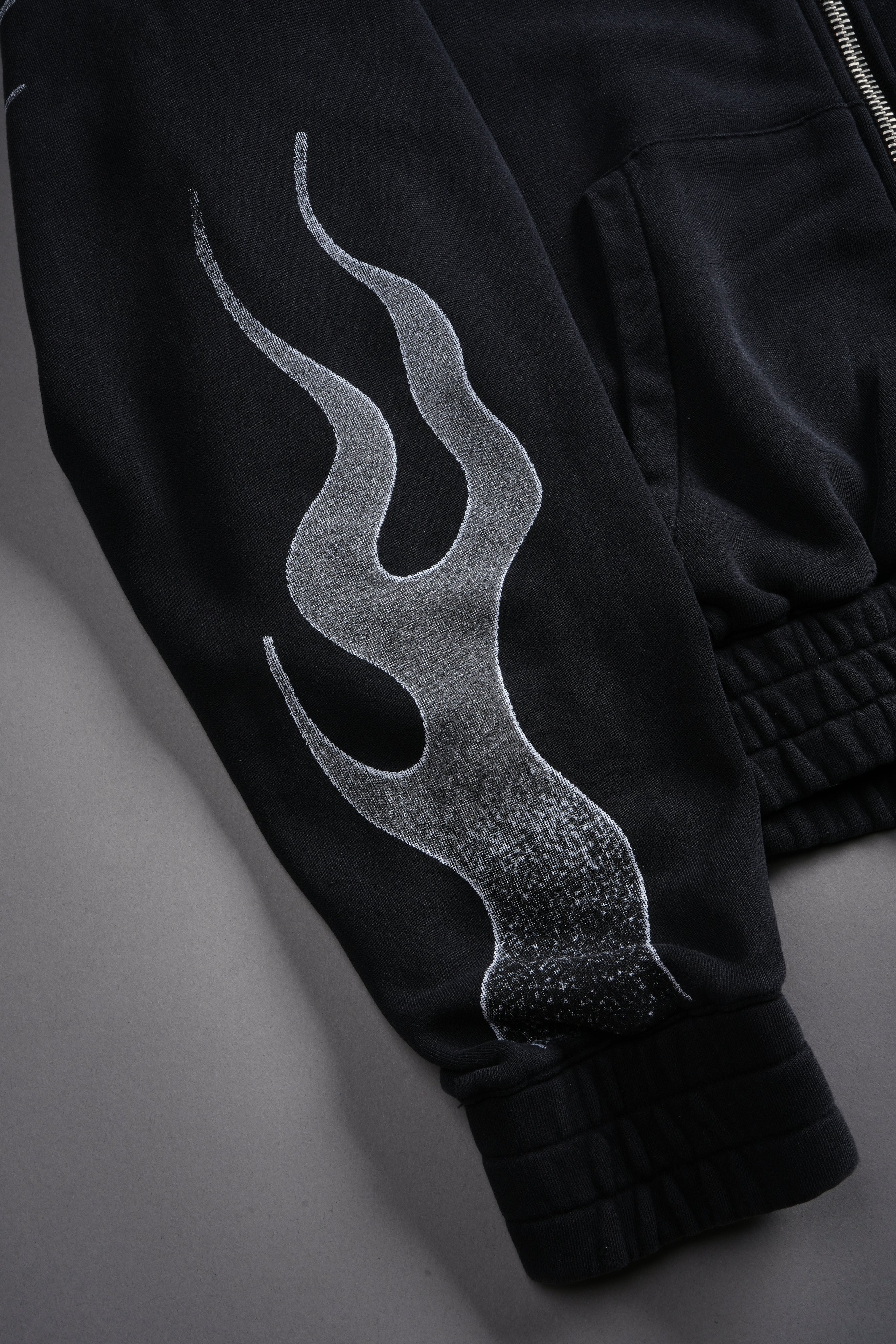 Our Code Chambers Zip Hoodie in Black